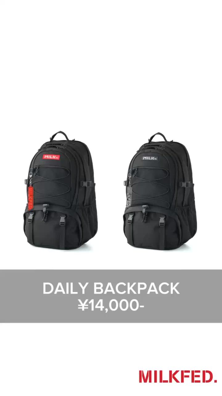 37L】DAILY BACKPACK【PC収納可・A4サイズ】（バックパック/リュック