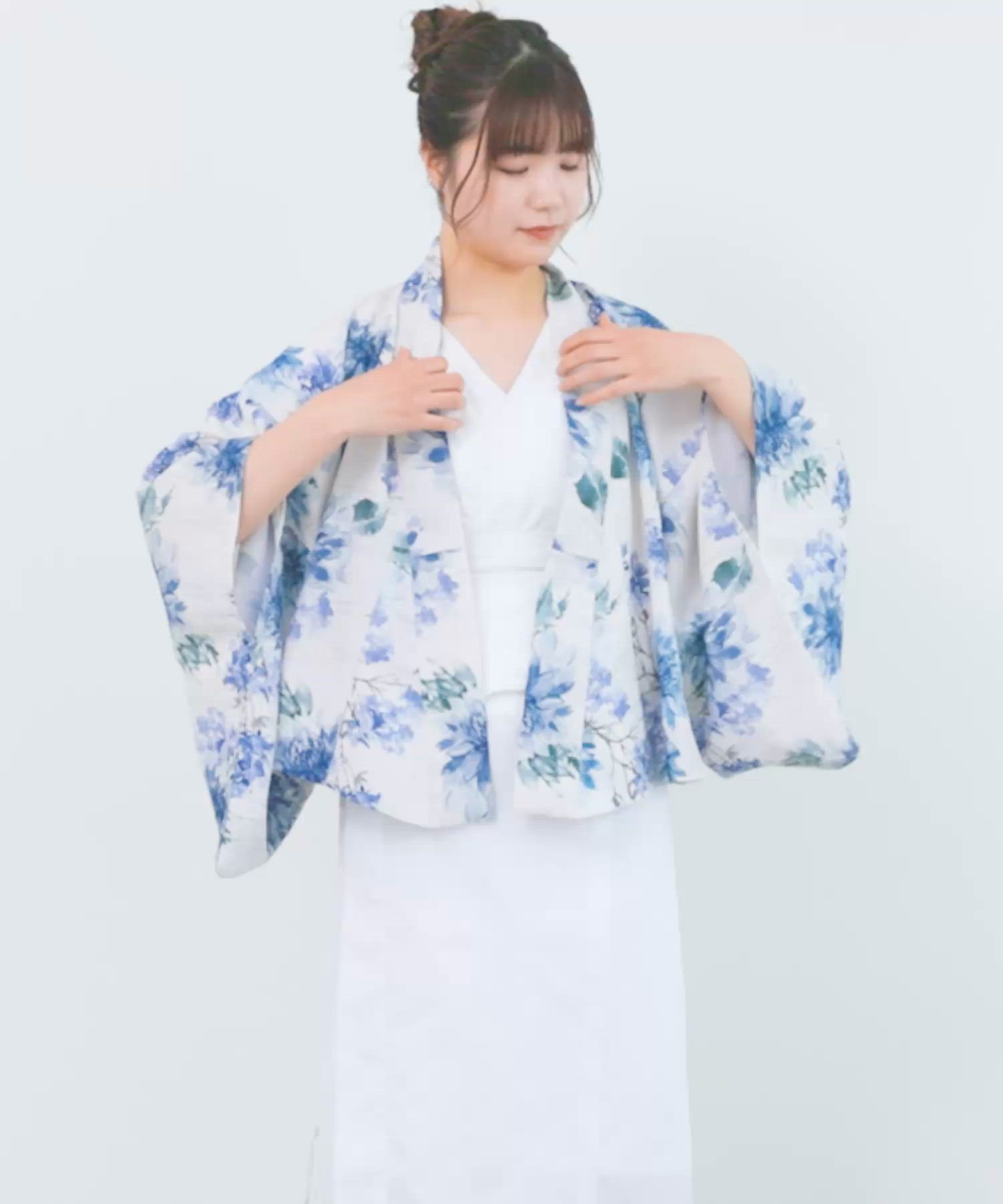 初心者でもプロの着姿”新二部式 セパレート浴衣3点セット（上衣・下衣