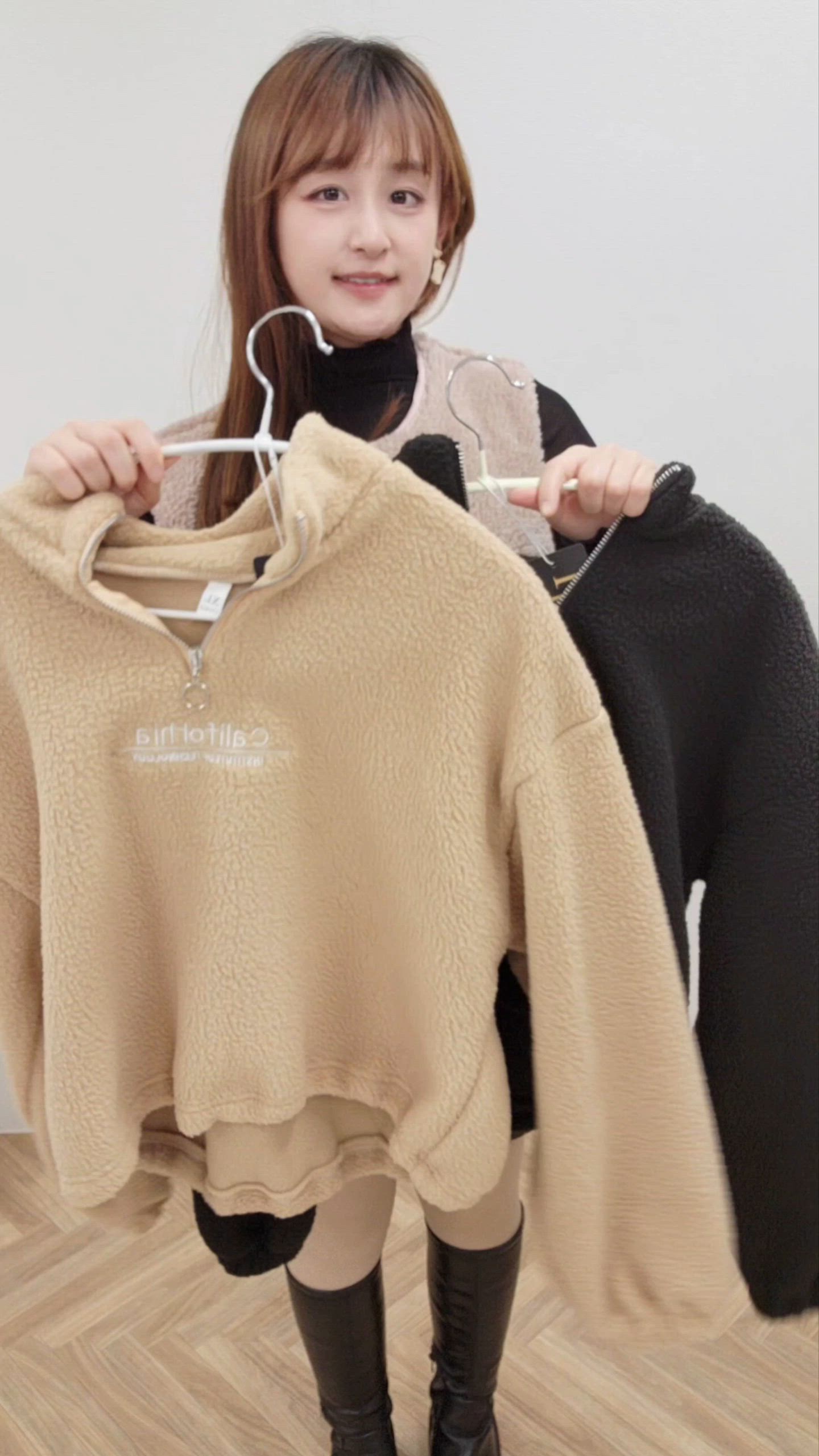 セール】ハーフ ジップ ボア フリース プルオーバー（その他トップス