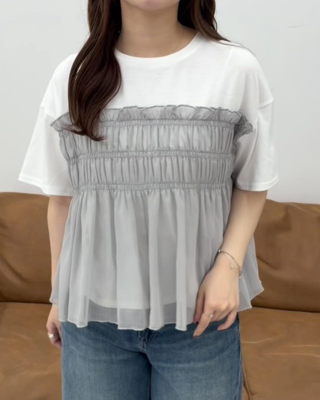 セール】シアービスチェドッキングTシャツ（Tシャツ/カットソー