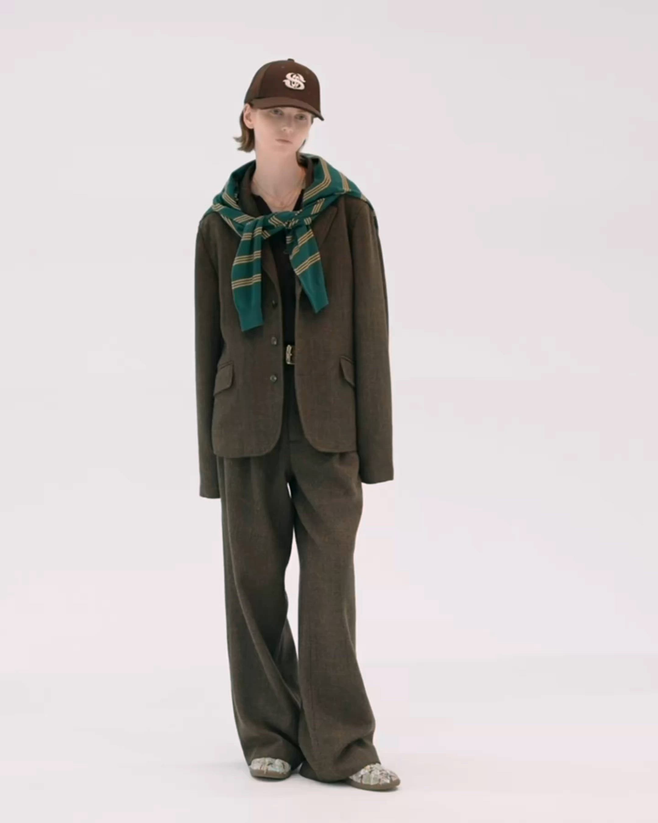 Classic Wool Blend Tweed 3B Jacket / クラシックウールブレンド3