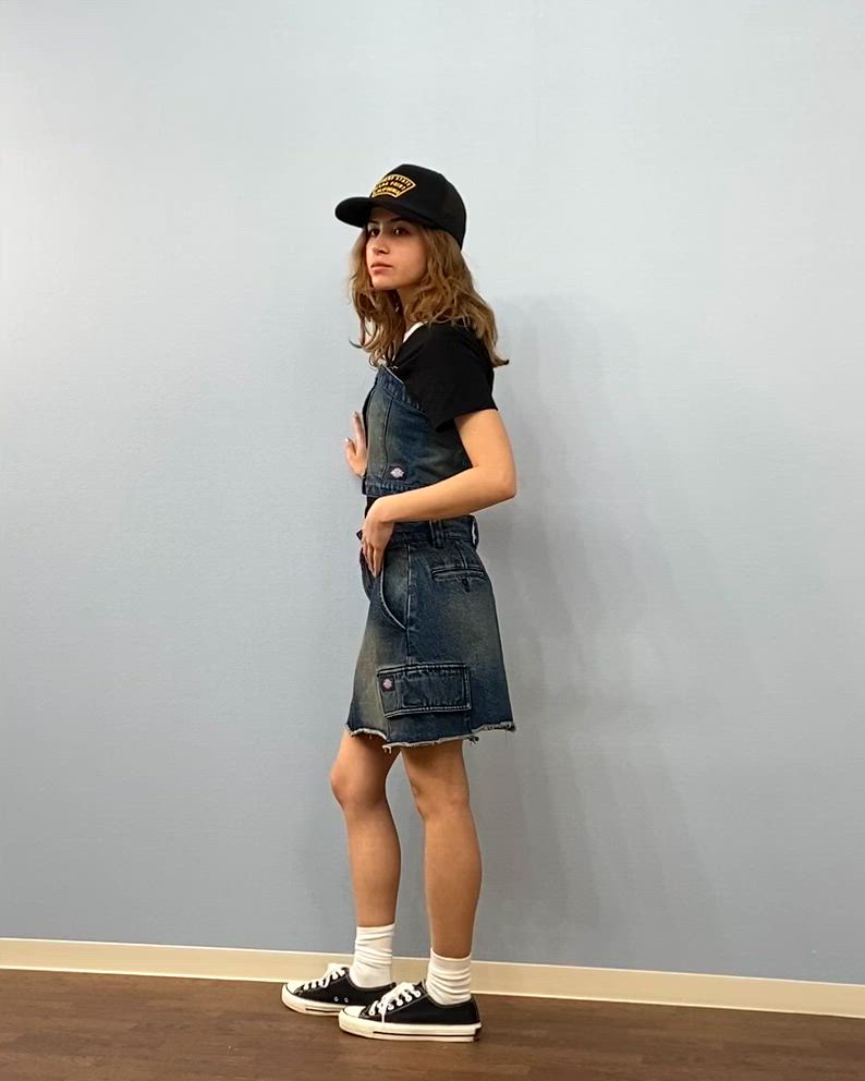Dickies/ディッキーズ デニムビスチェ セットアップ 81120400