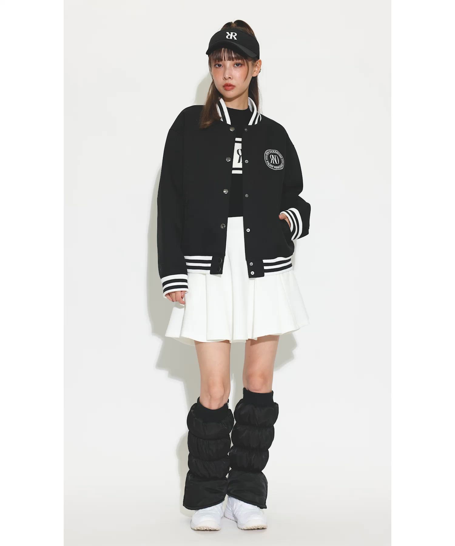 セール】【RIENDA GOLF】RNDロゴスタジャン 秋服 冬服（ブルゾン