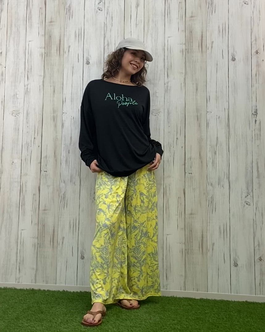 セール】ALOHA PEOPLE/アロハピープル ロンT/ラッシュガード/水陸両用