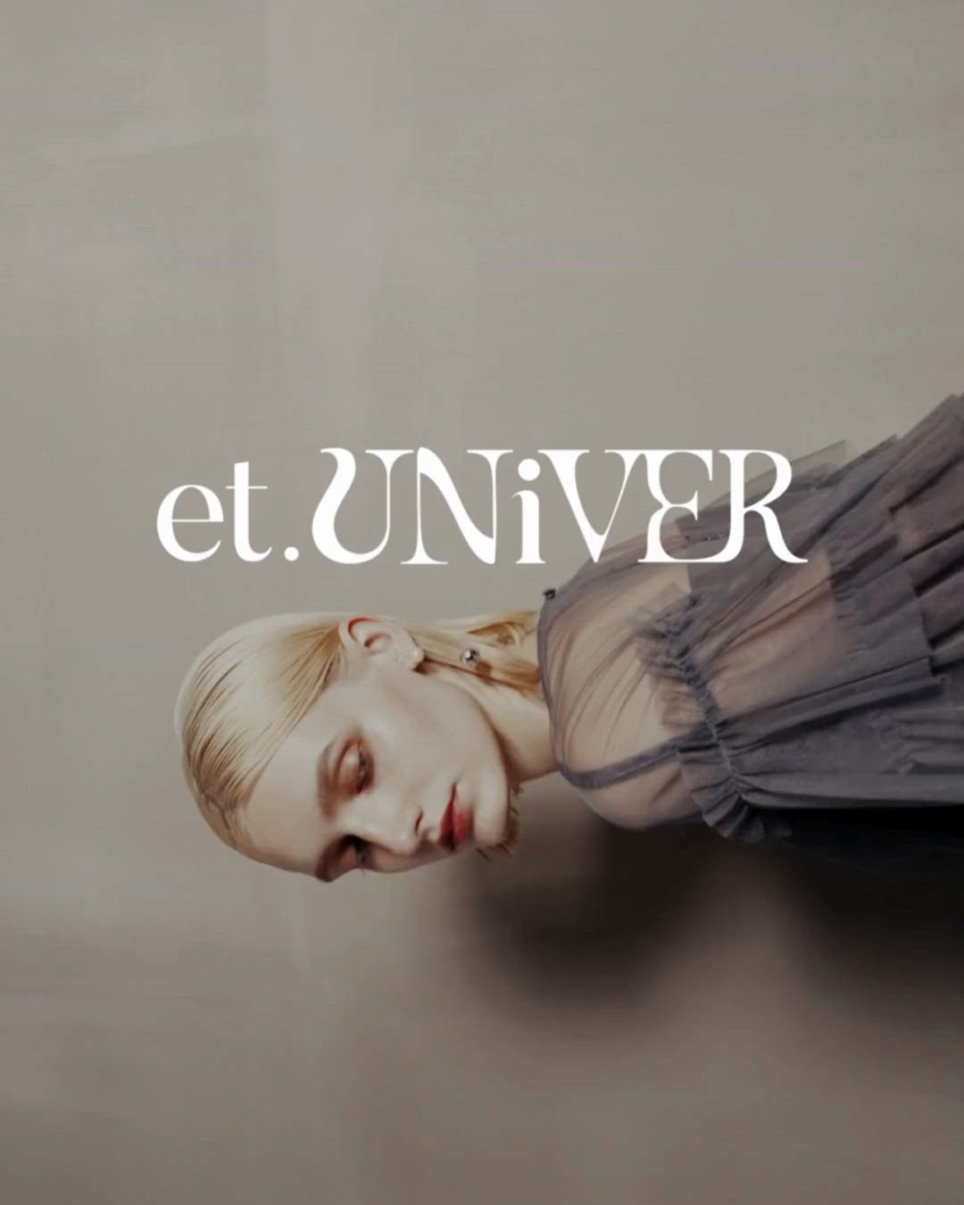 Frill laverd sleeve dress（パンツドレス）｜et.UNiVER（エト