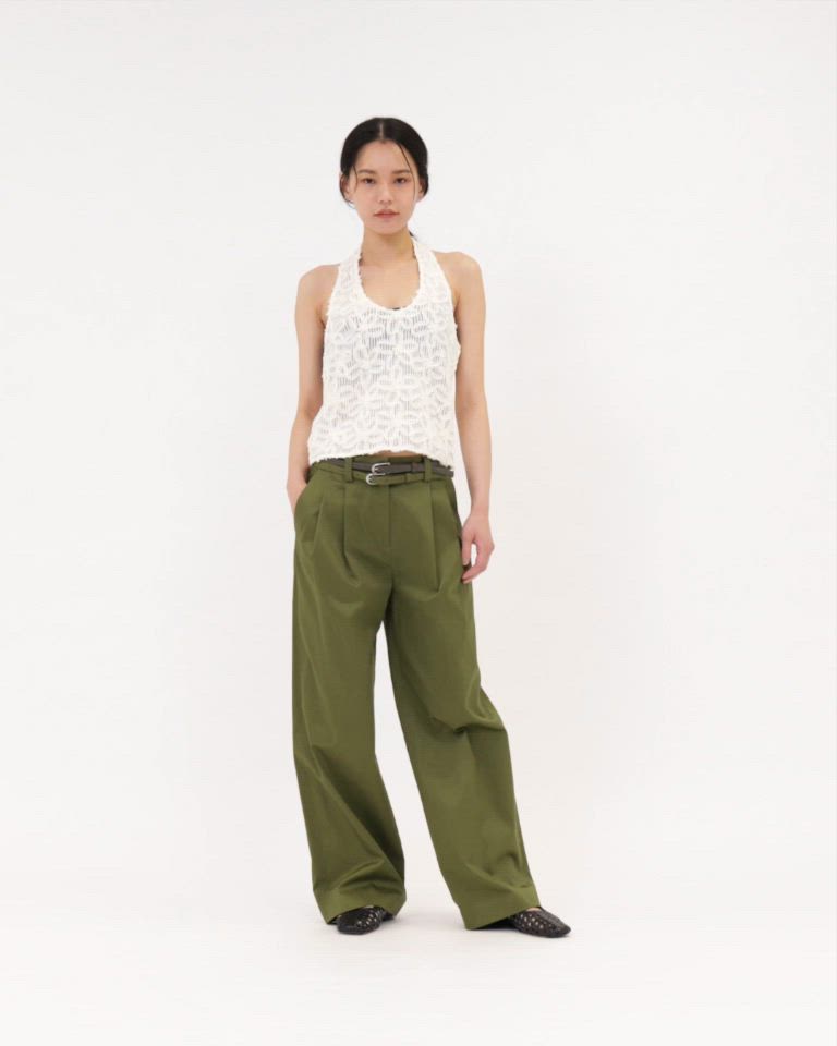 ATTISESSION＞ベルト 2タック ストレート パンツ（その他パンツ