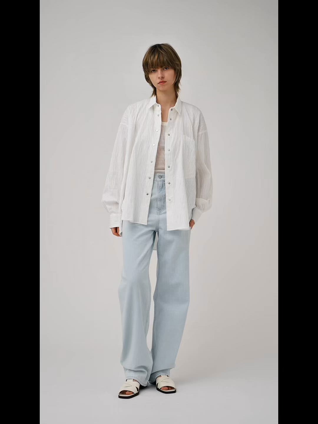 Tuck pleats back volume SH タック プリーツ バック ボリューム