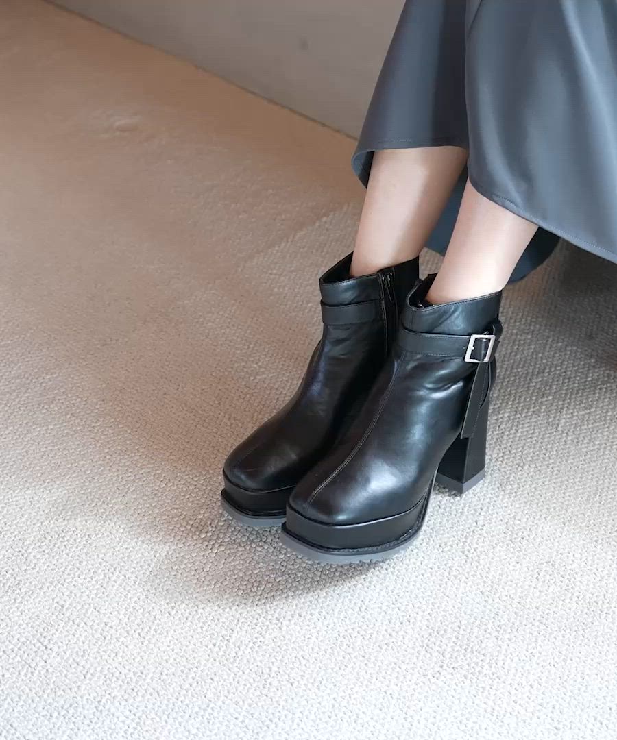 カラーシャークソールチャンキーブーツ(HARE)（ブーツ）｜HARE（ハレ