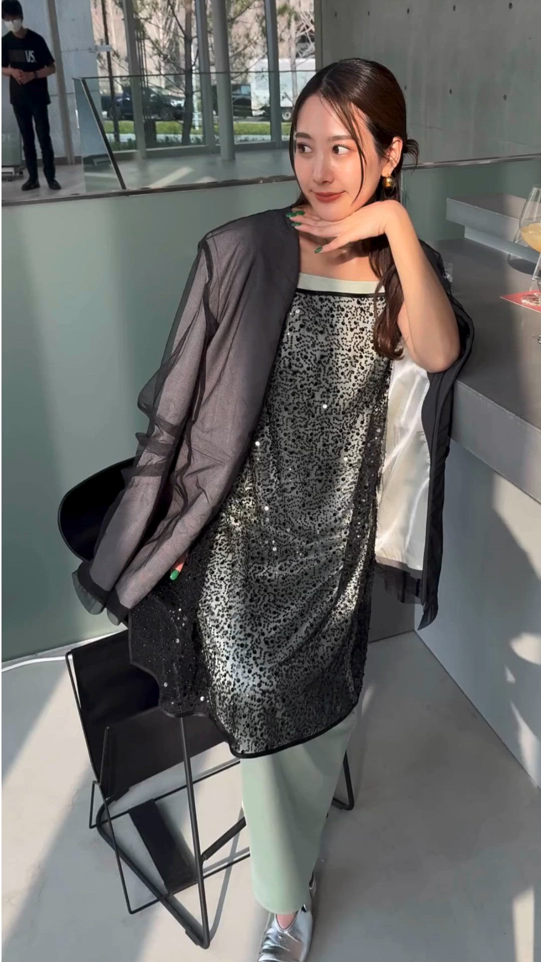 andress スパンコールドレス キラキラスパンコールドレス / kirakira spangle dress（ドレス