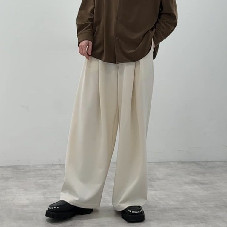 スーパーワイドバギースラックスパンツ（その他パンツ）｜tk.TAKEO
