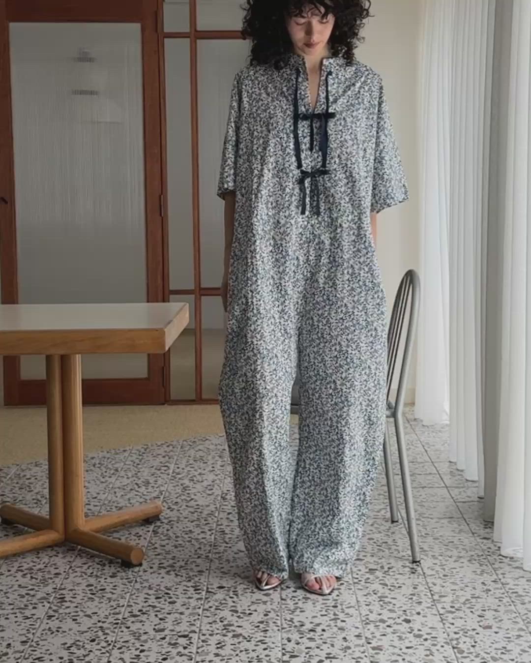 ハーフスリーブサージカルオールインワン（つなぎ/オールインワン