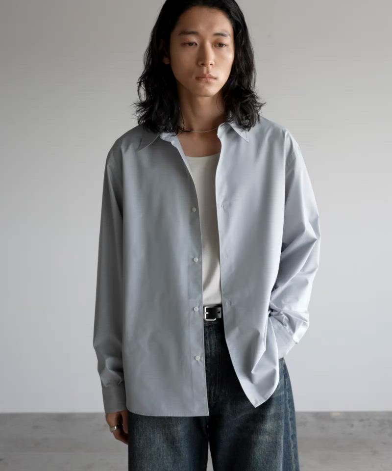 MICRO SPAN BASIC SHIRT（シャツ/ブラウス）｜WYM LIDNM（ウィム バイ
