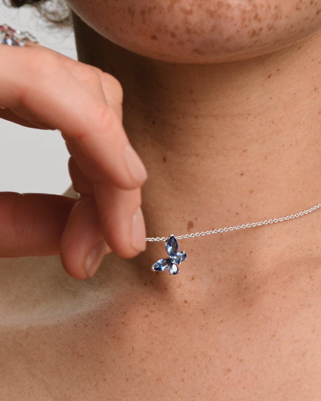 バタフライ ペンダント ネックレス（ネックレス）｜Pandora（パンドラ