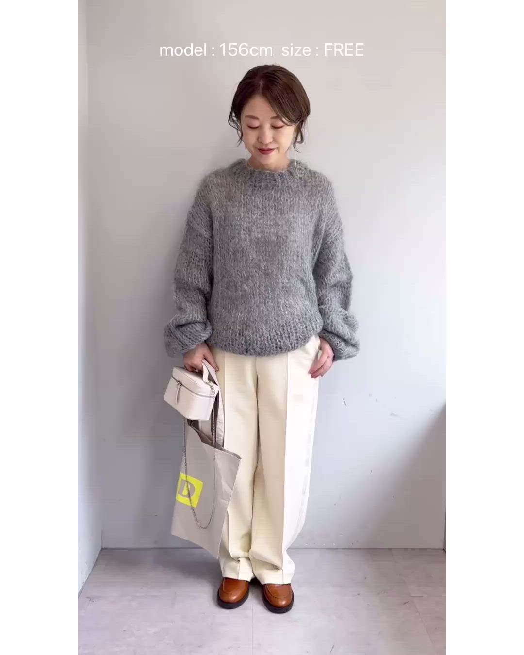 ハンドクルーニットプルオーバー（ニット/セーター）｜Whim Gazette