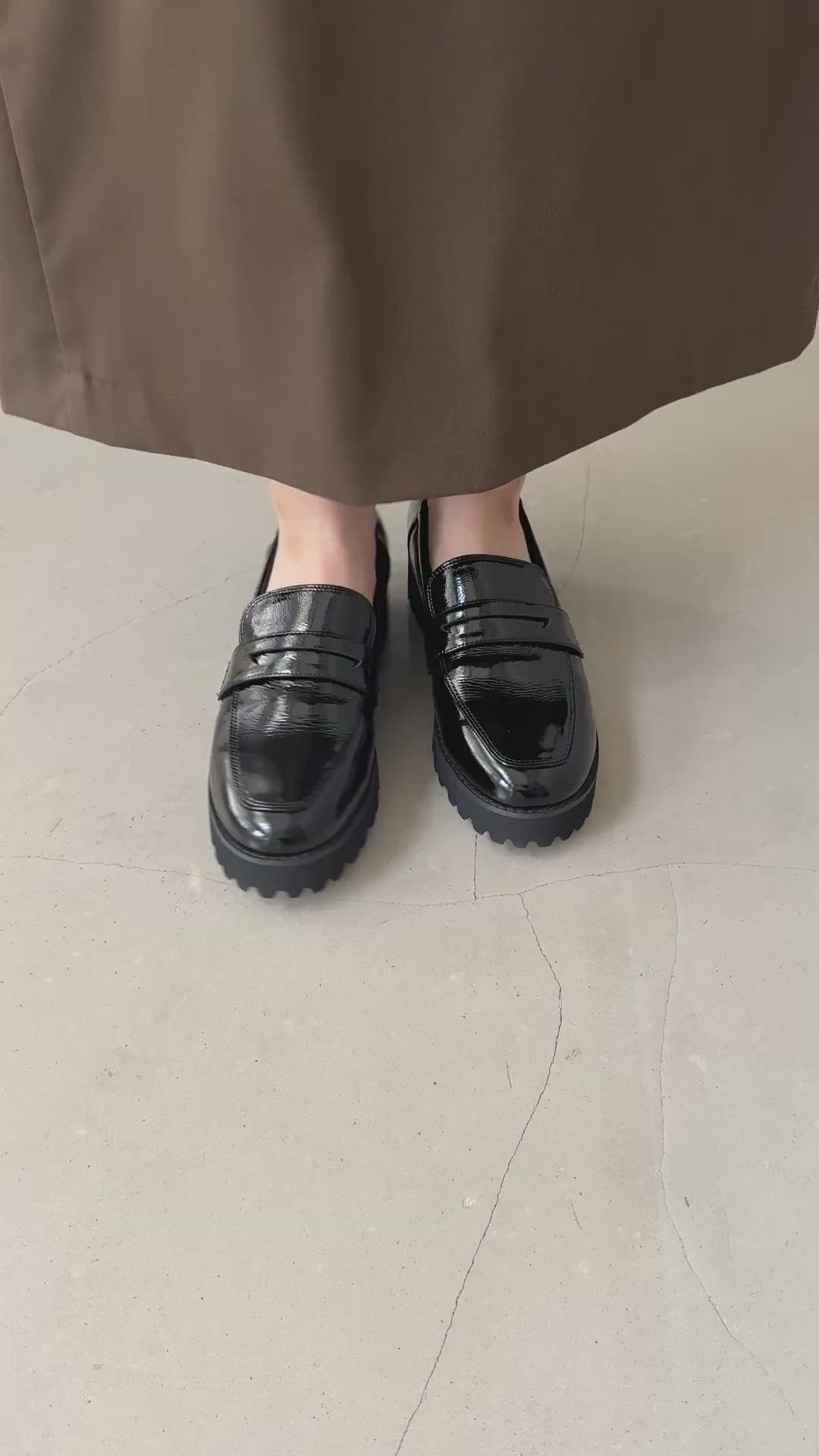 ヒミコ/トラックソールローファー/640007 レディース　　　同 一部予約/2月下旬入荷予定》【WEB限定デザイン】トラックソールコイン