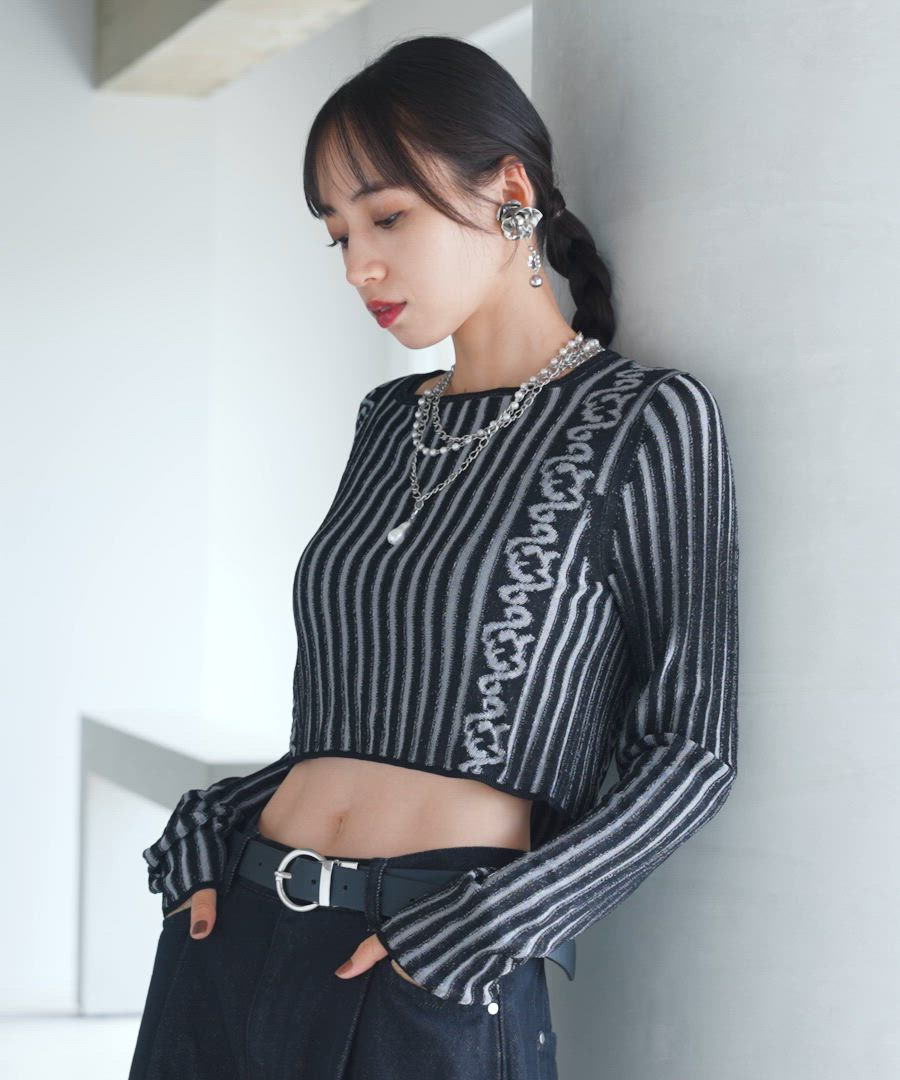 セール】クロップドガラニット(HARE)（ニット/セーター）｜HARE（ハレ