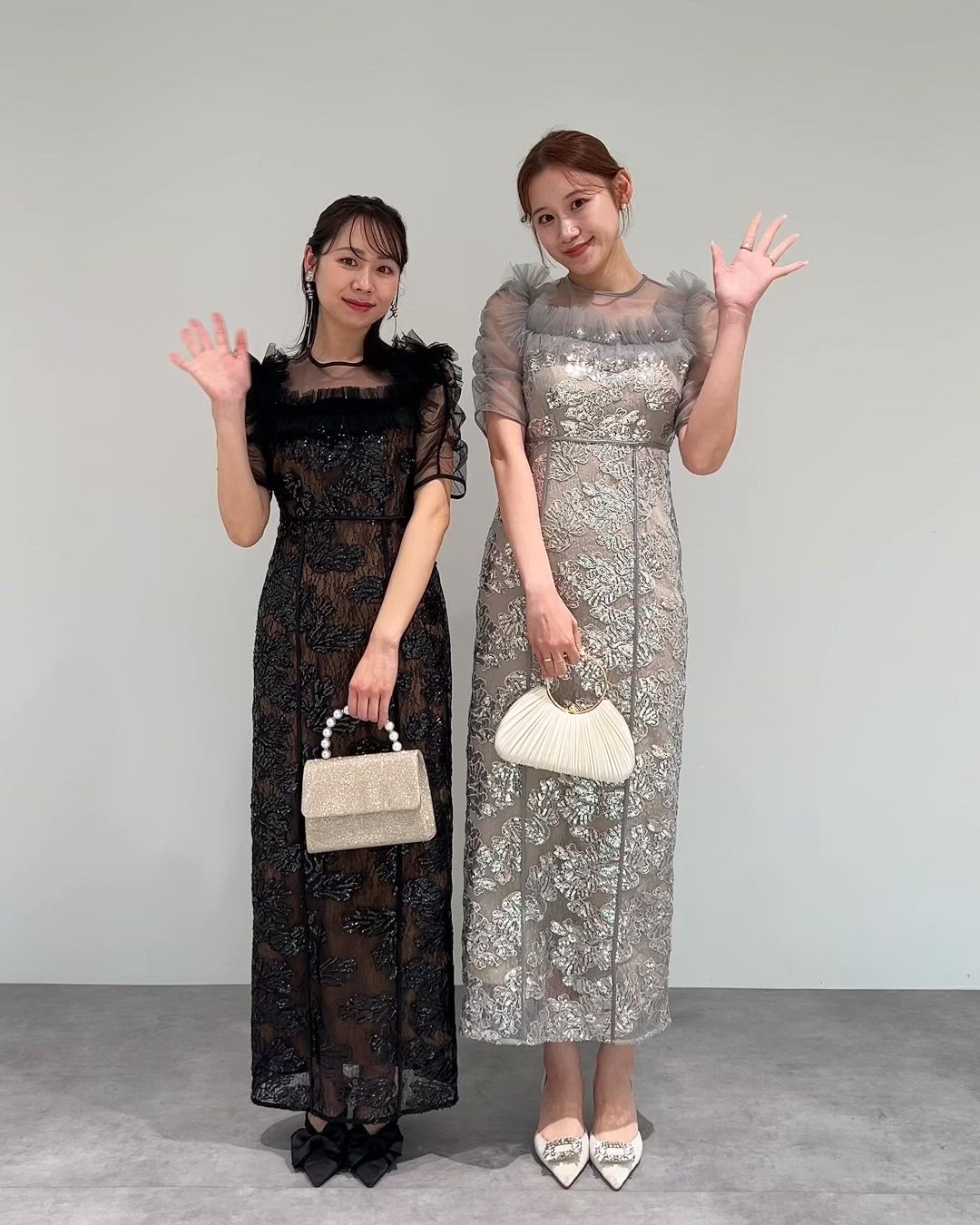 セール】【LEJA】スクエアチュールギャザーフラワースパンコールI