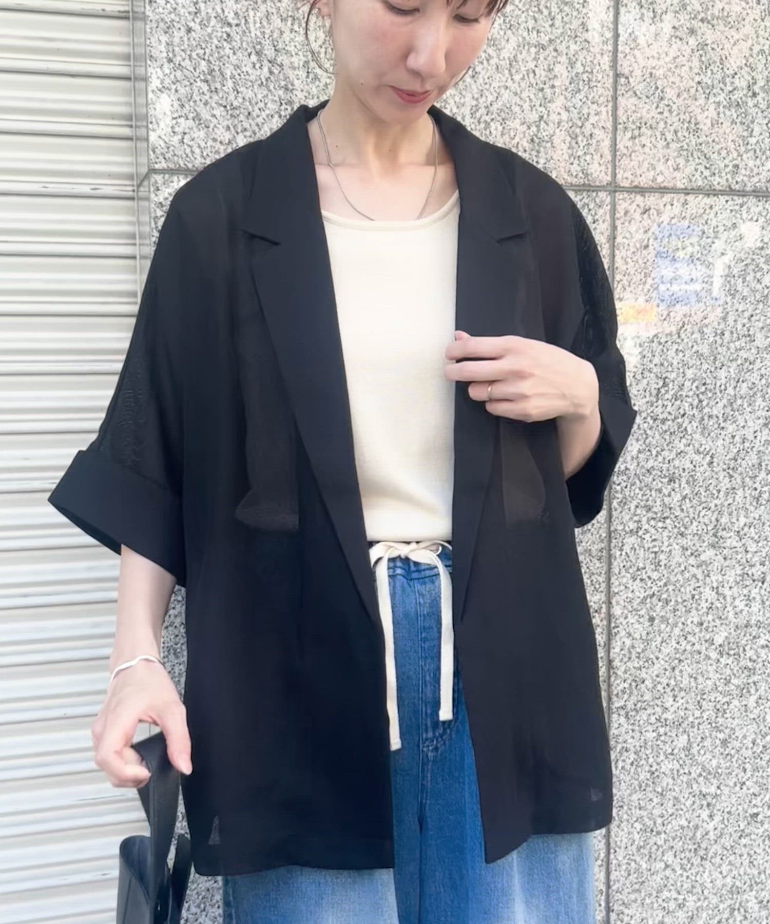 メッシュ半袖ジャケット（その他アウター）｜ITEMS URBANRESEARCH