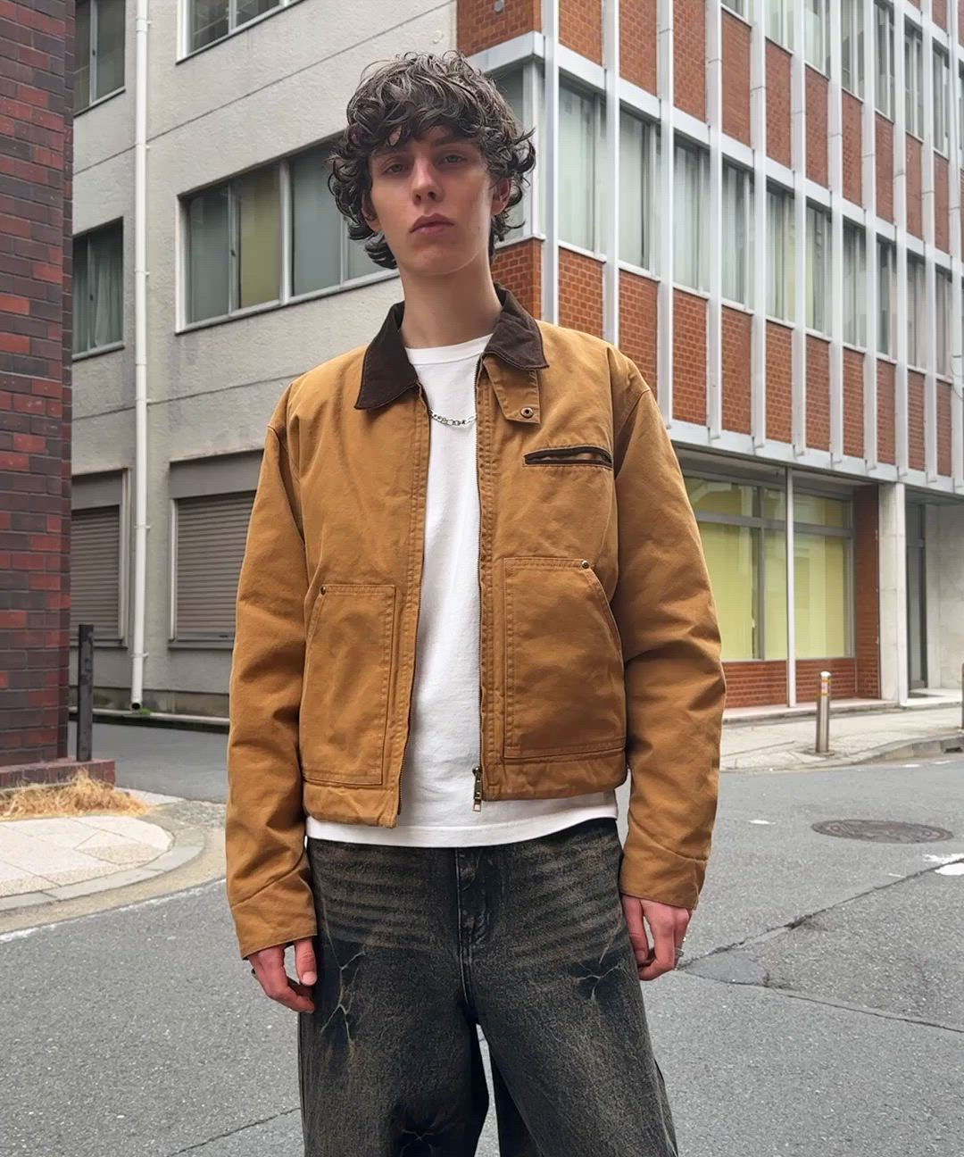 SWAGVIBE】Vintage Lined Duck Jacket（ブルゾン）｜SWAGVIBE