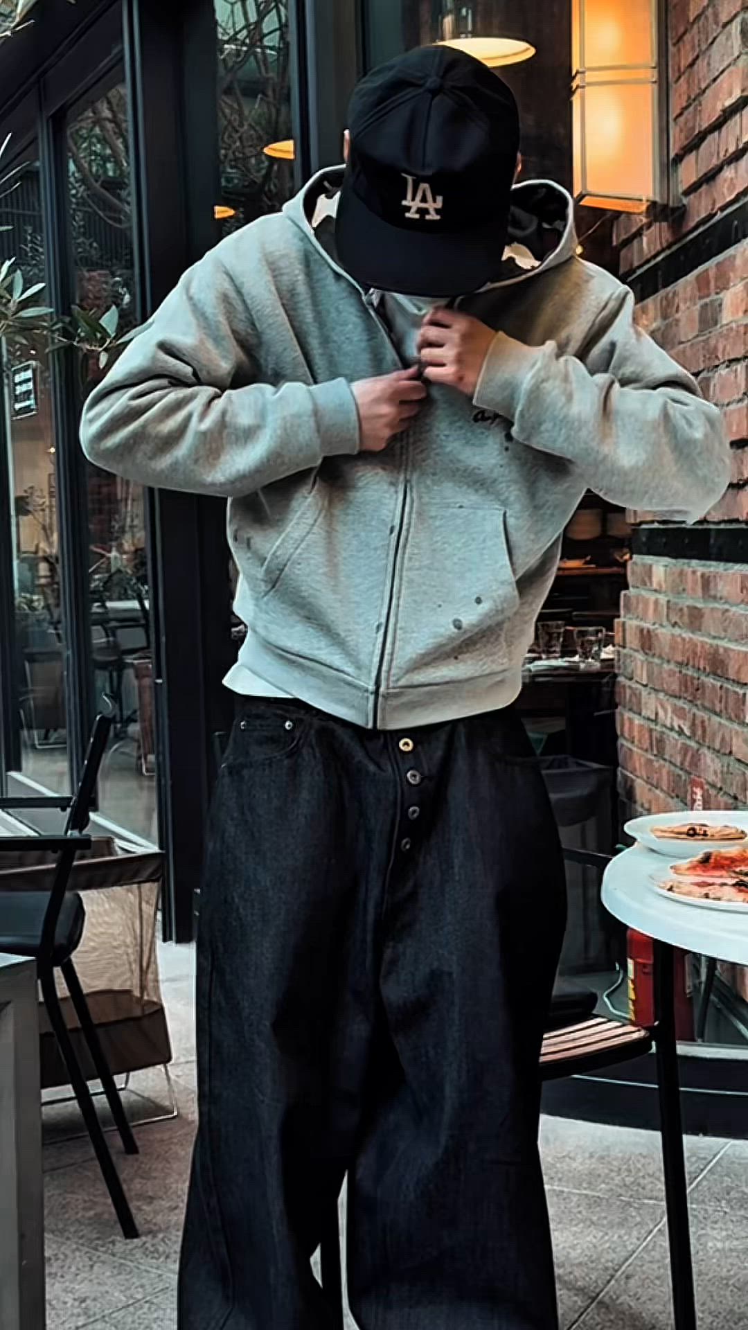 REVERSIBLE THERMAL ZIP HOODIE／リバーシブルサーマルジップパーカー