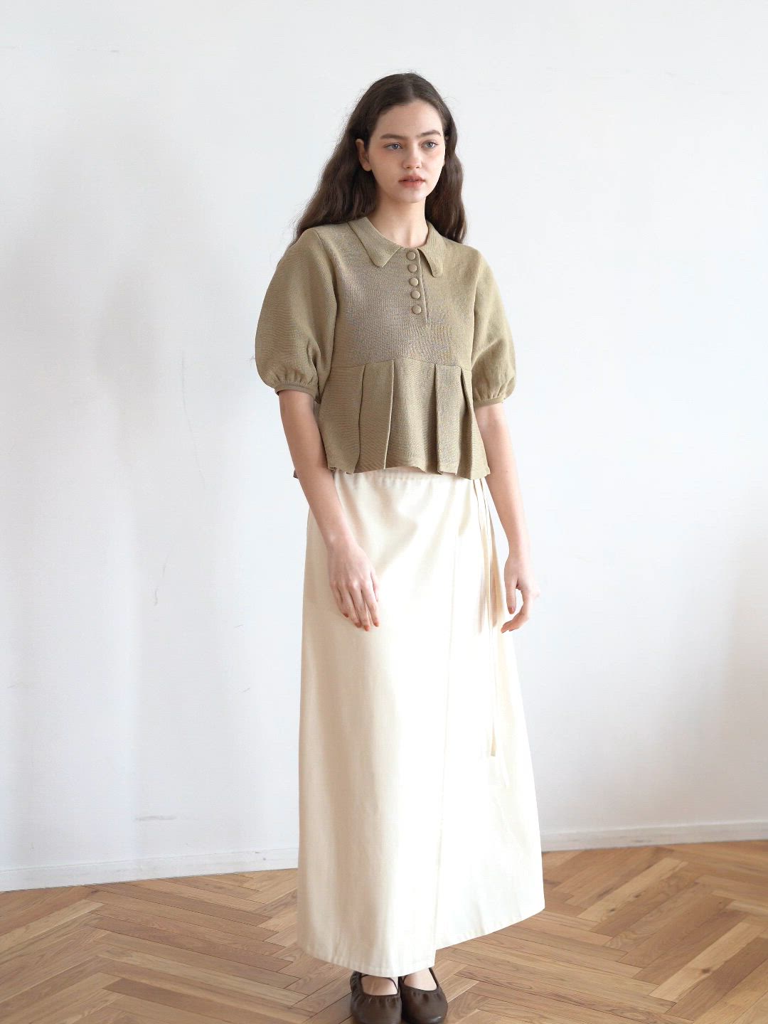 multiway wrap skirt/マルチウェイラップスカート（スカート）｜OLUN