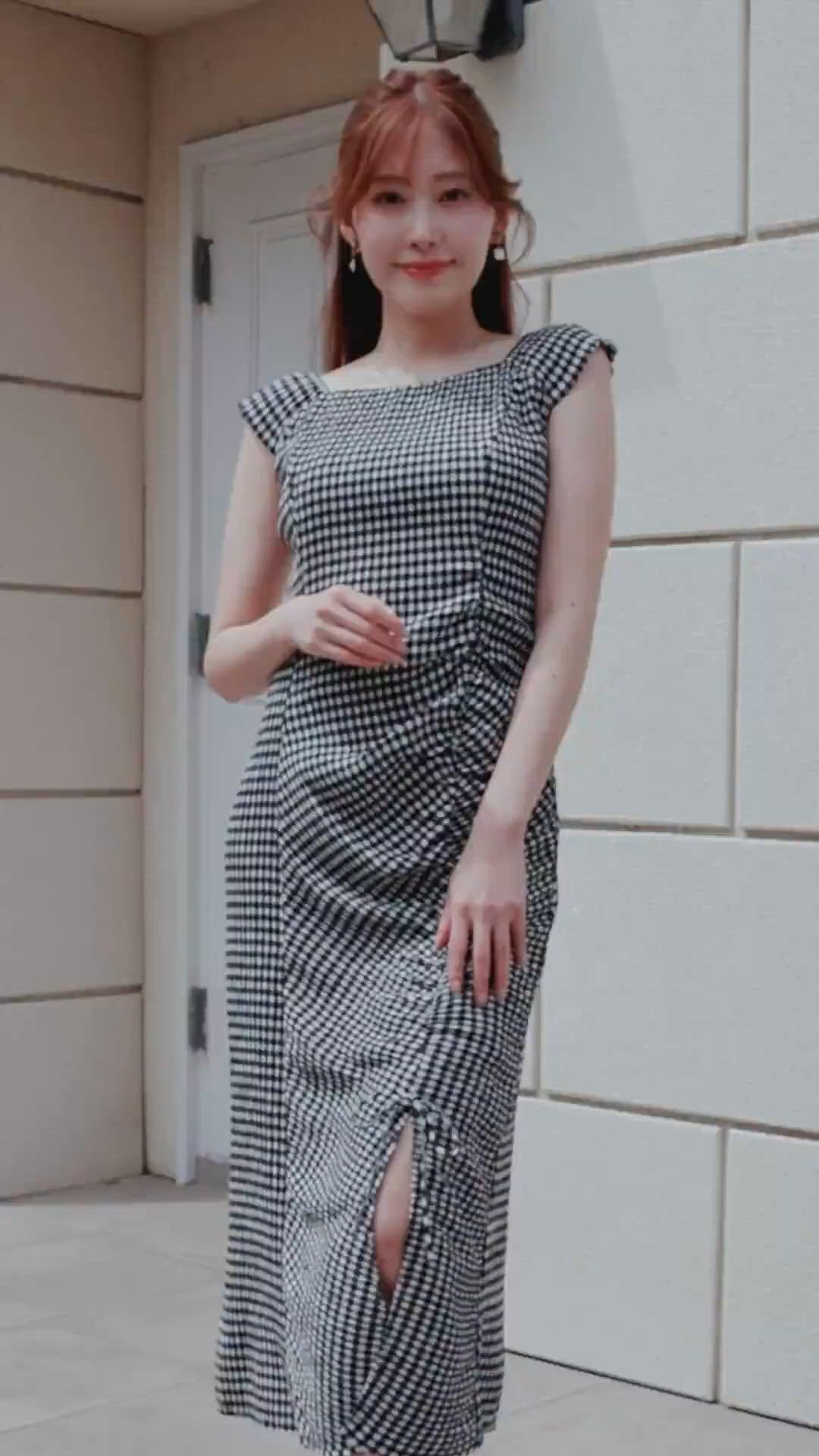 ワンピース French Chic Gingham Dress herlipto French Chic Gingham Dress（ワンピース）｜Her lip to（ハーリップ