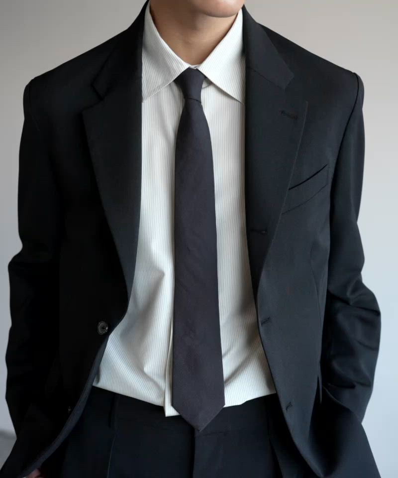 SILK COTTON NARROW TIE（ネクタイ）｜WYM LIDNM（ウィム バイ リドム