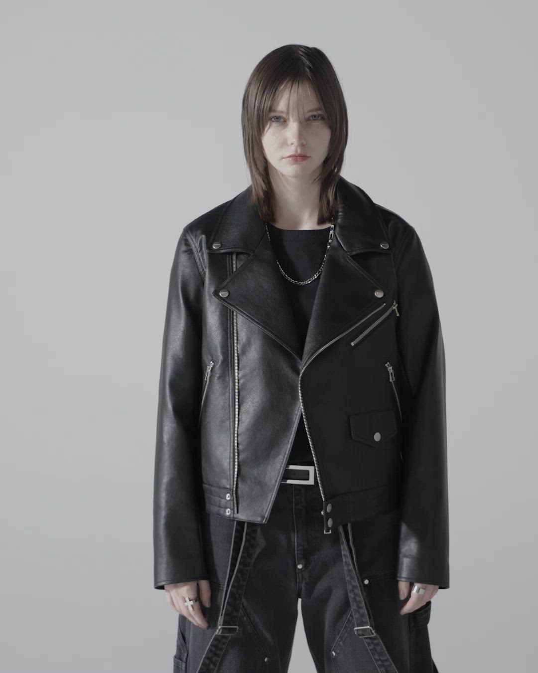 Cropped Double Riders Jacket / クロップド・ダブル・ライダース