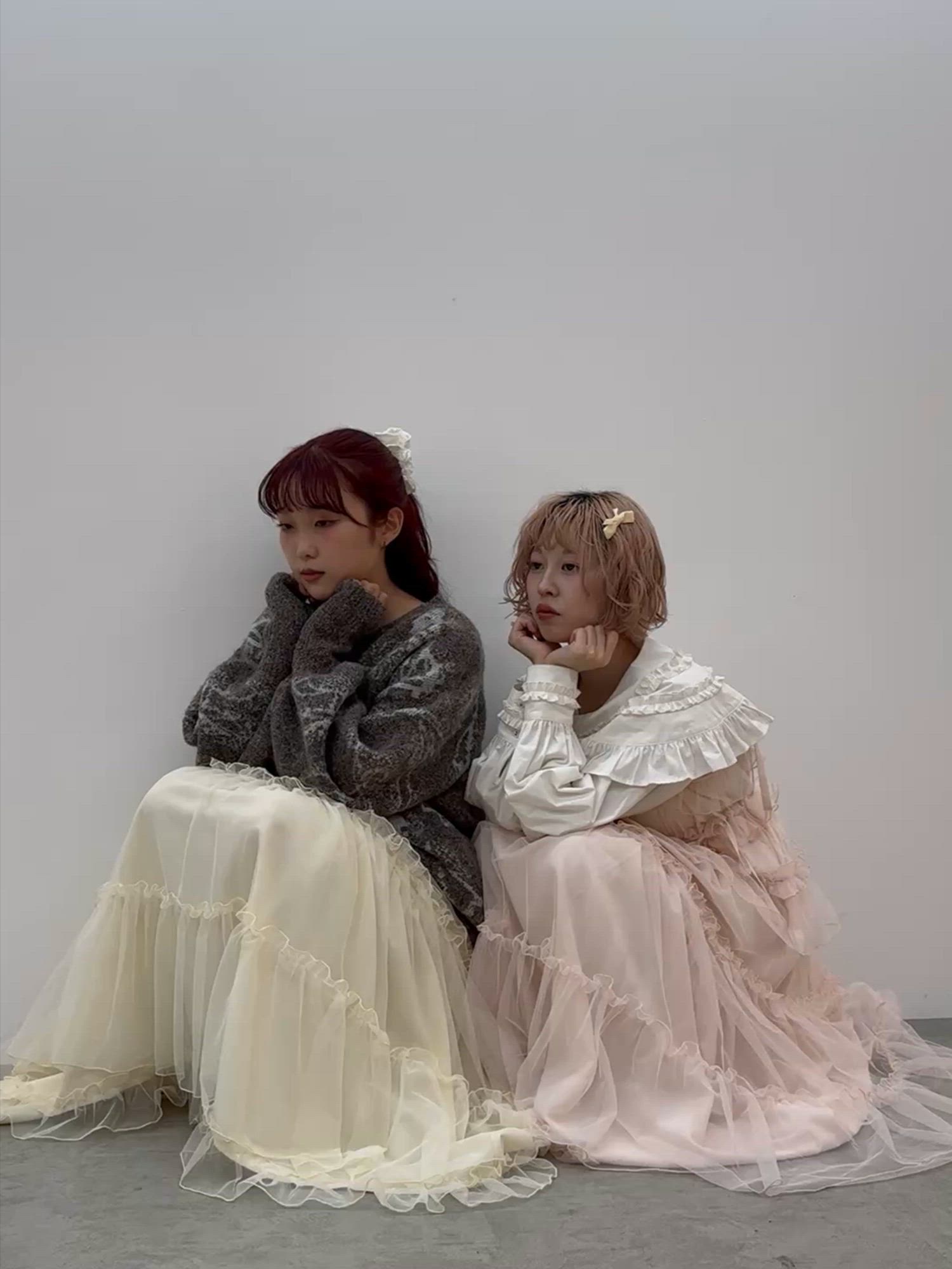 チュールドロストロングワンピース（ワンピース）｜merry jenny