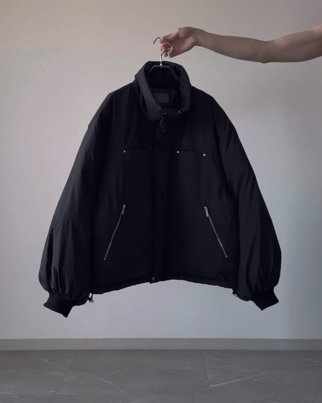 セール】【ELLUV/エルヴ】防風/ストレッチファブリック モードジップ