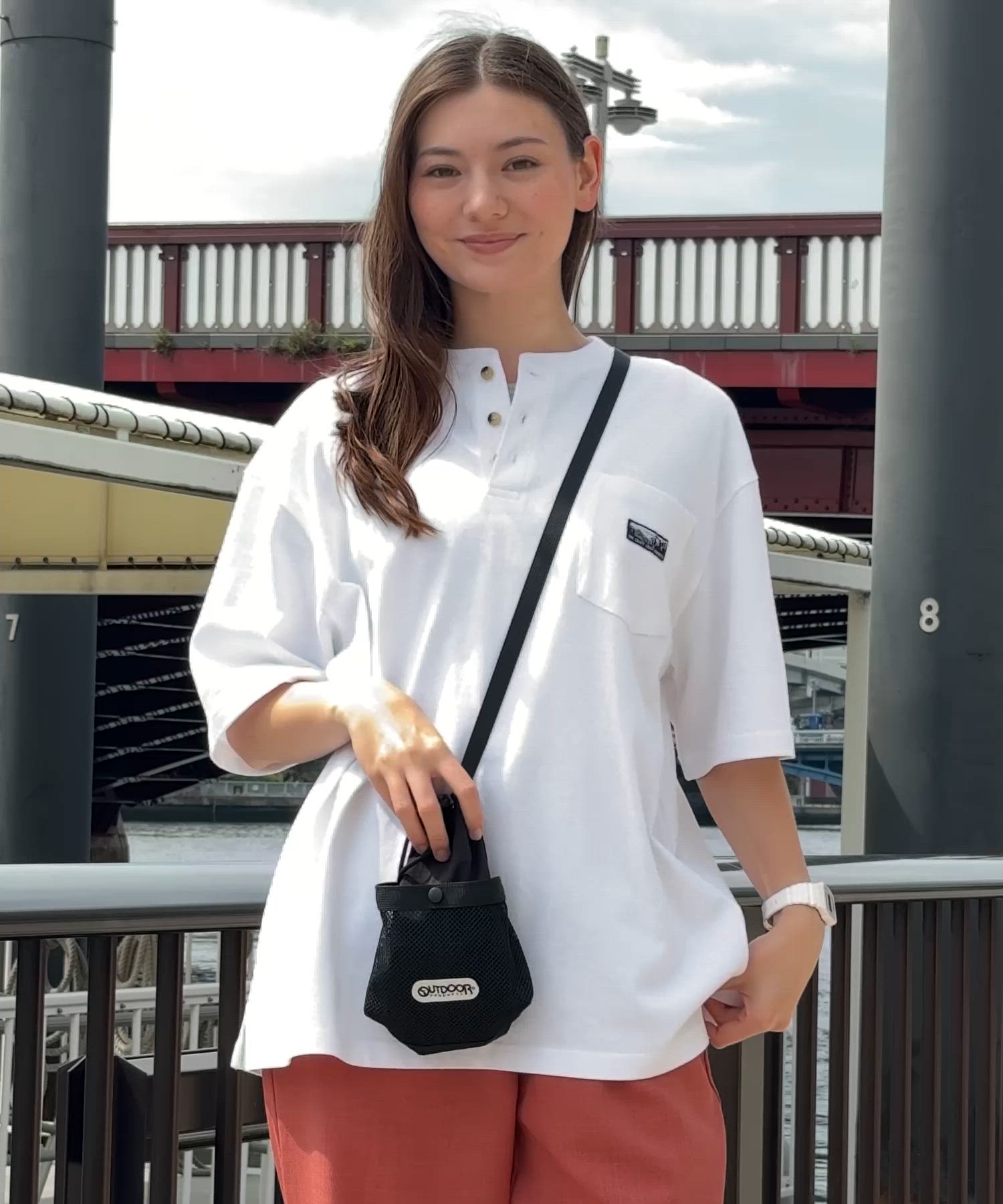 OUTDOOR PRODUCTS】別注 アウトドア プロダクツ メッシュ ドローコード