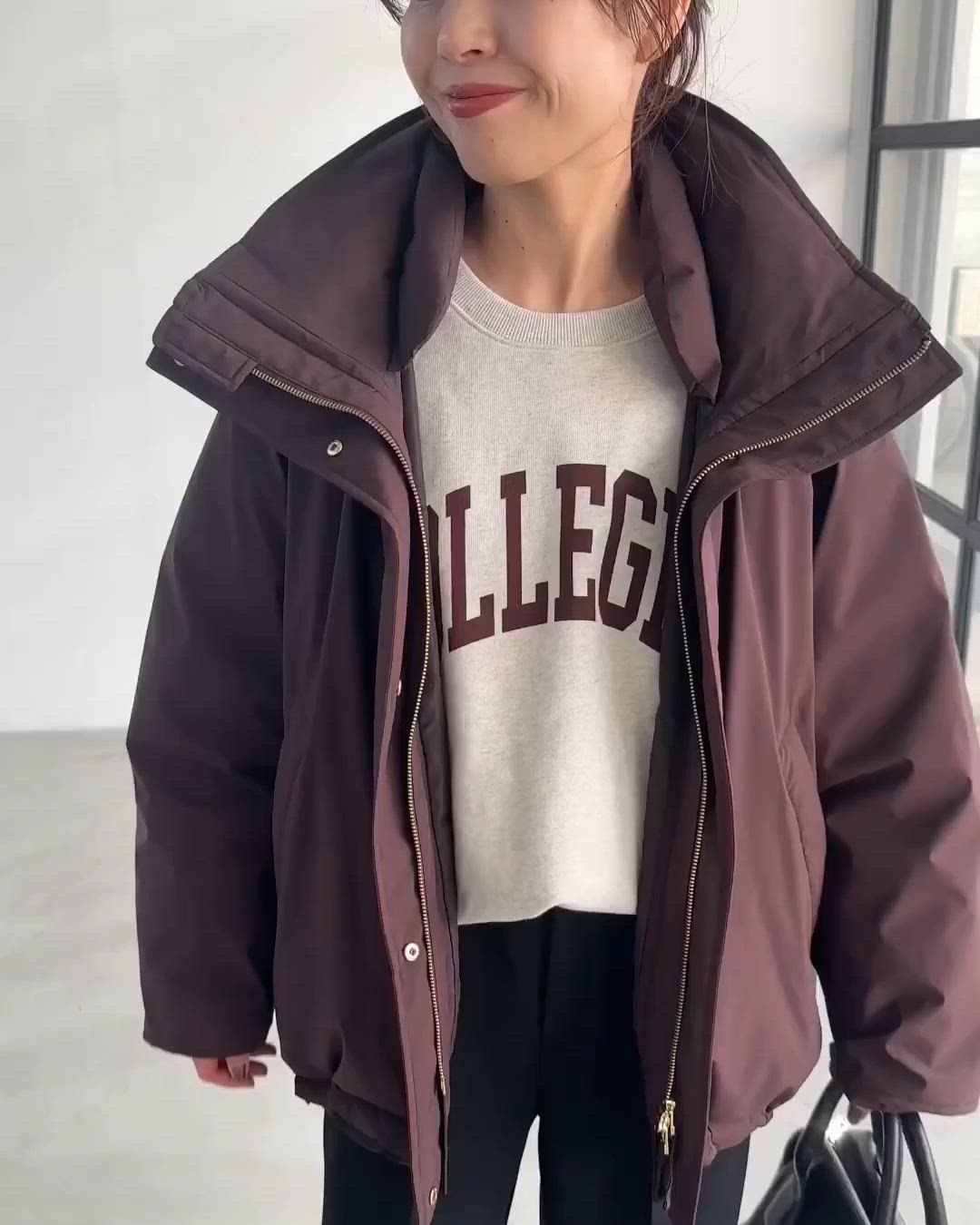 2WAY撥水ダウンハーフコート（ダウンジャケット/コート）｜Spick