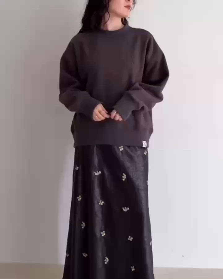 セール】両面起毛モックネックスウェットプルオーバー（スウェット