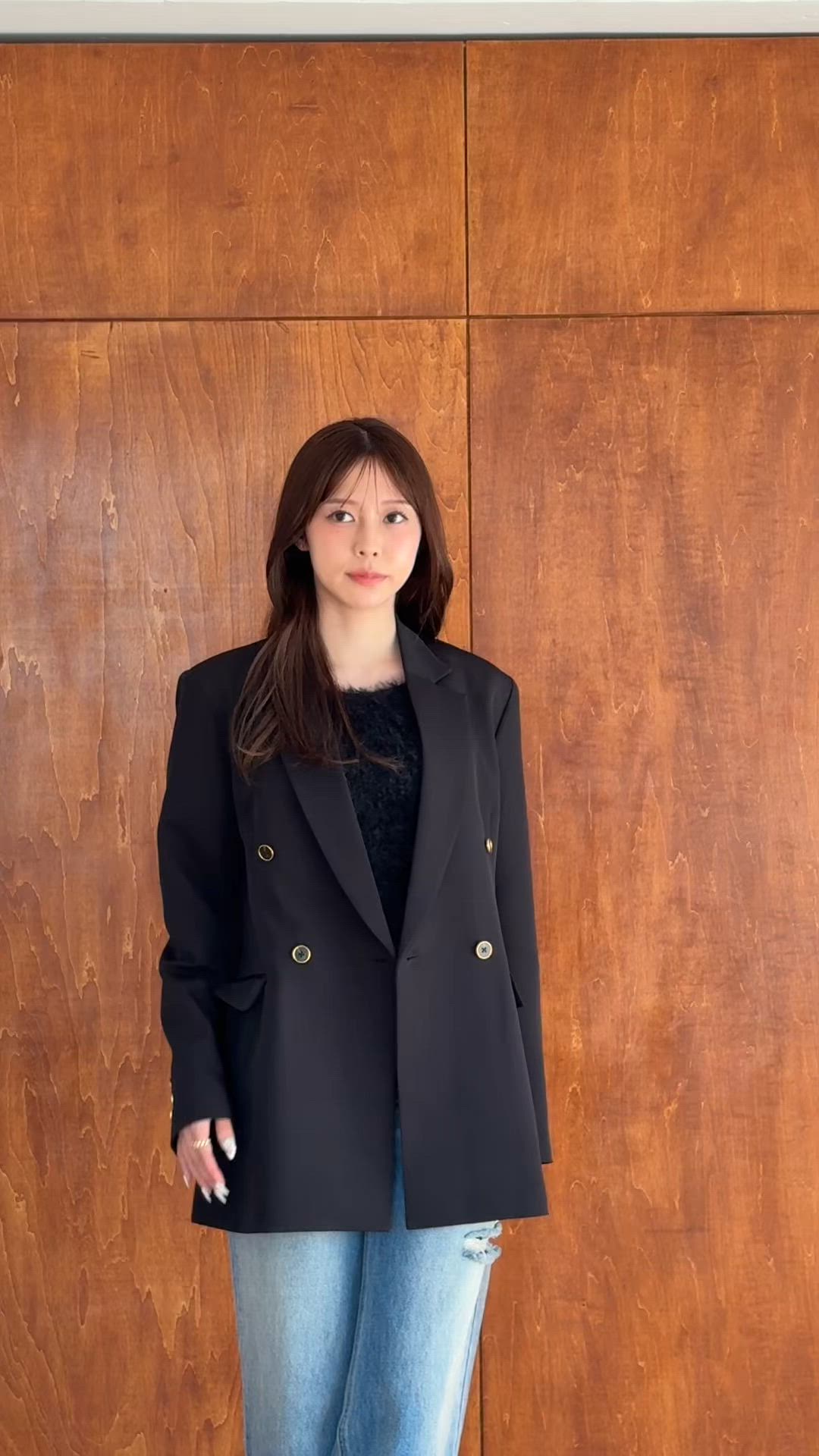 専用ページ　senee ダブルテーラードジャケット　Mサイズ 専用ページ senee ダブルテーラードジャケット Mサイズ senee ダブル