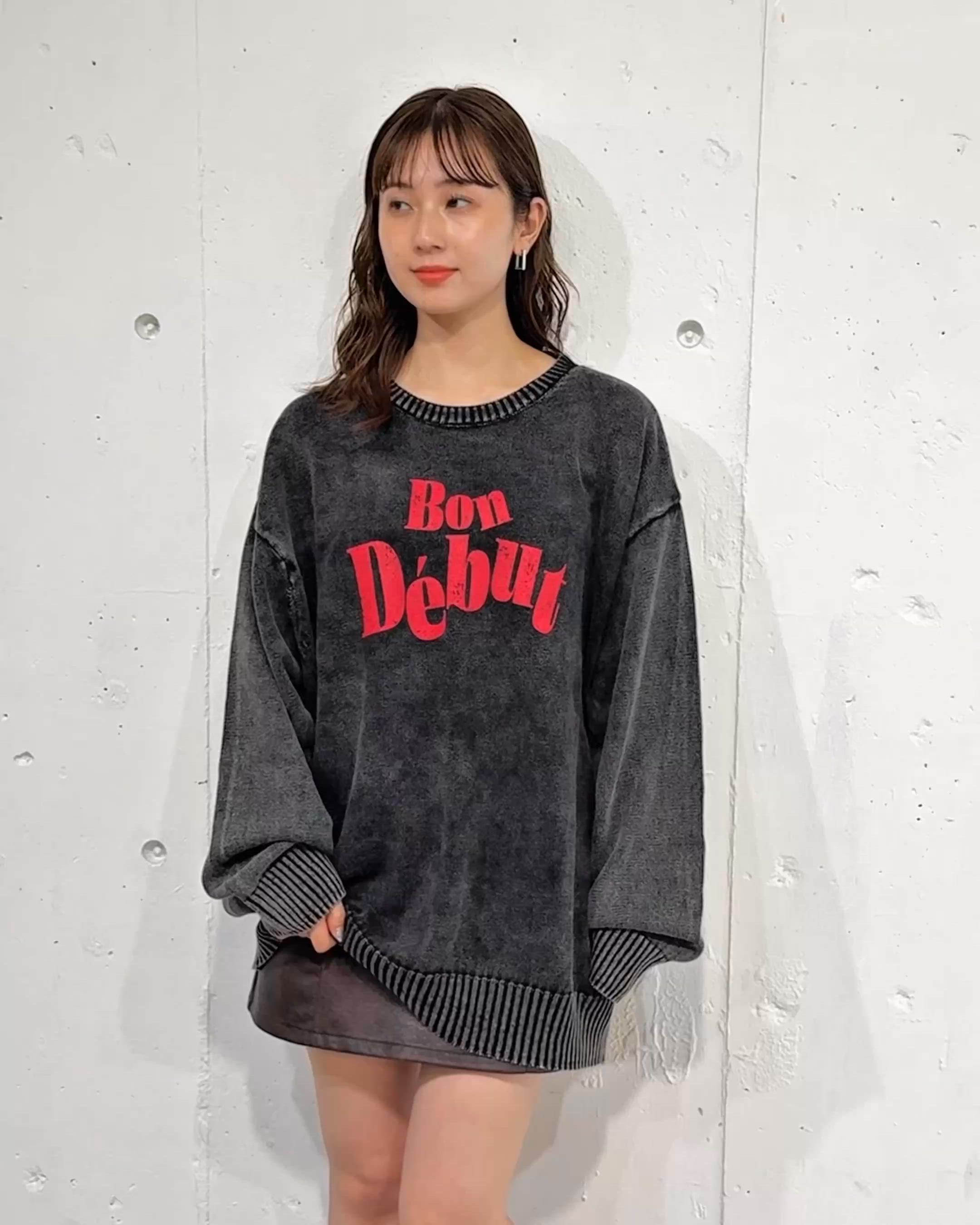 セール】【2025AW新色登場】ストーンウォッシュロゴニットプルオーバー