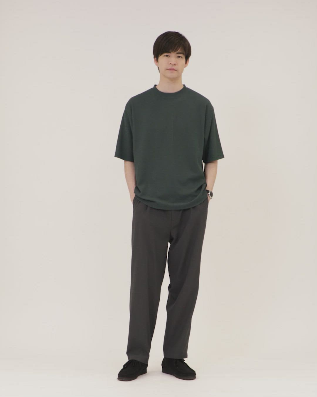 WEB限定】JUST fit ピケ パイル 半袖 Tシャツ -吸水速乾・UVカット-（T