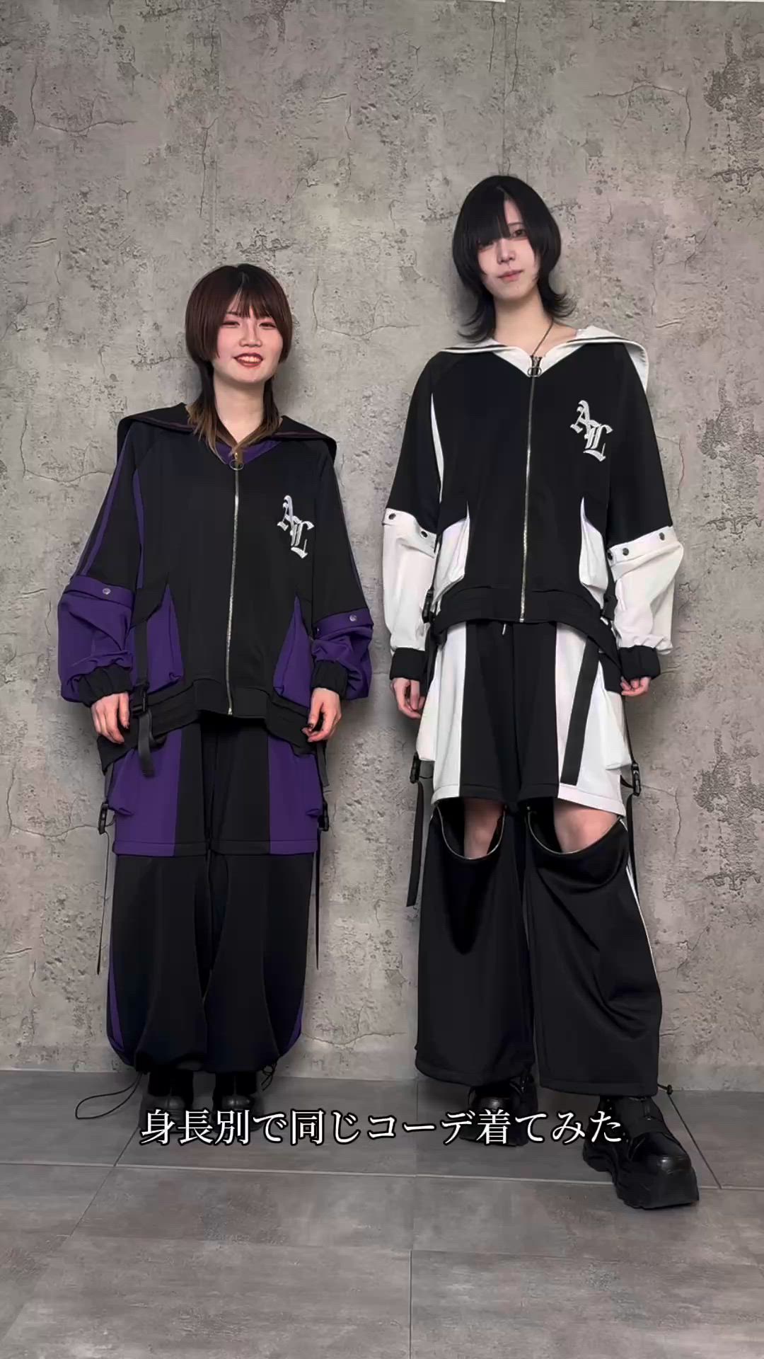 SatanバックプリントセーラーZIPジャージTOPS（ジャージ）｜Amilige