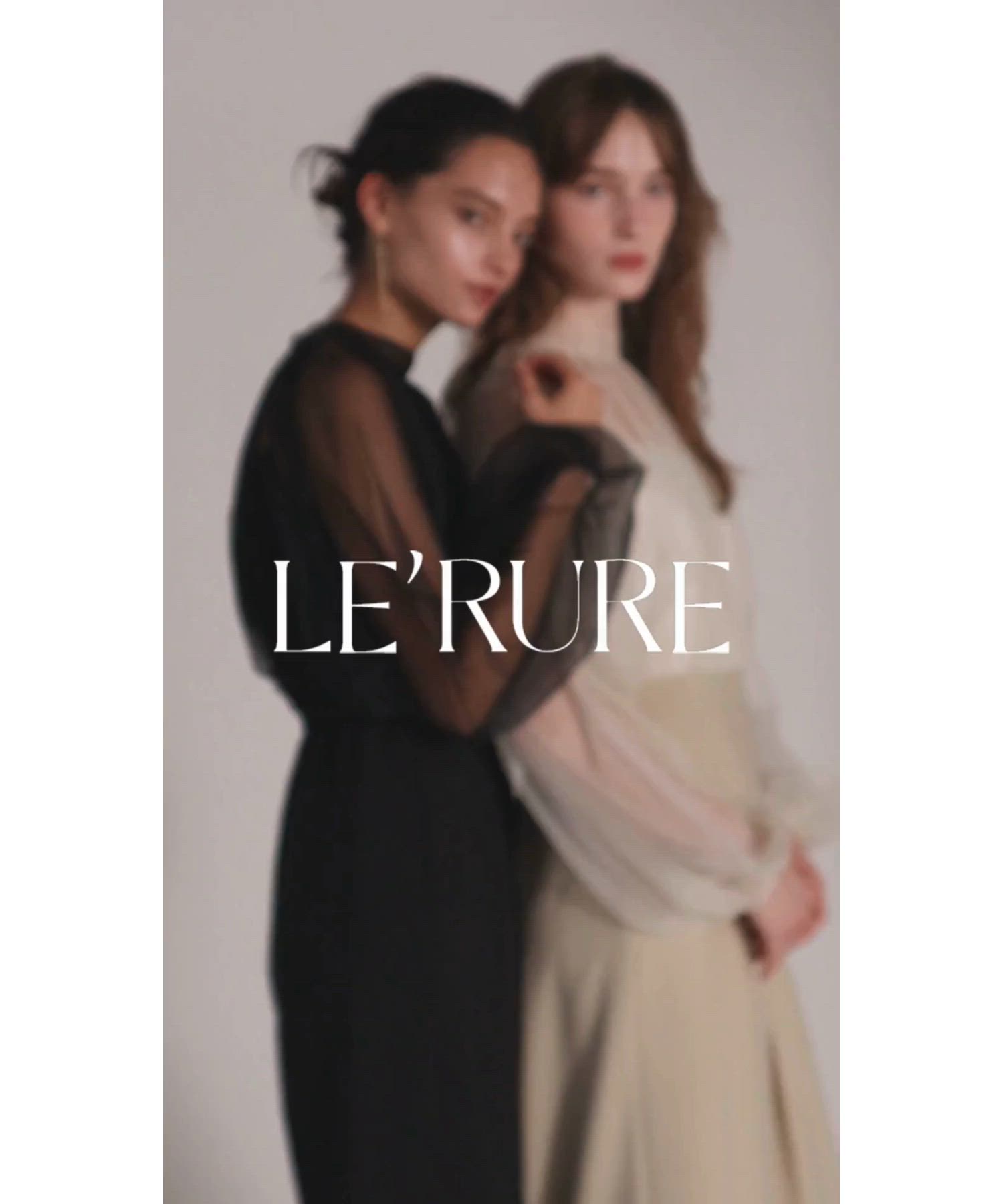 セール】Lace layered rap pants dress（パンツドレス）｜LE'RURE