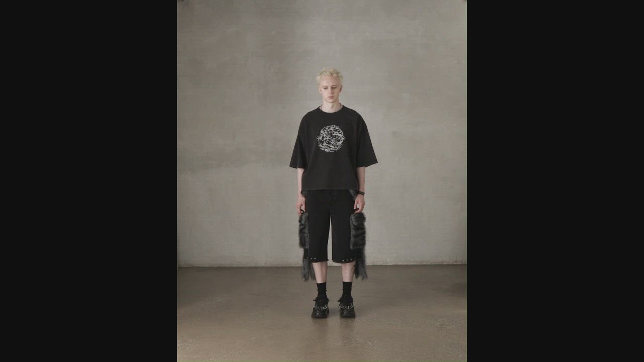 GRANCY】Graphic Design Reversible T-shirt / グラフィックデザイン