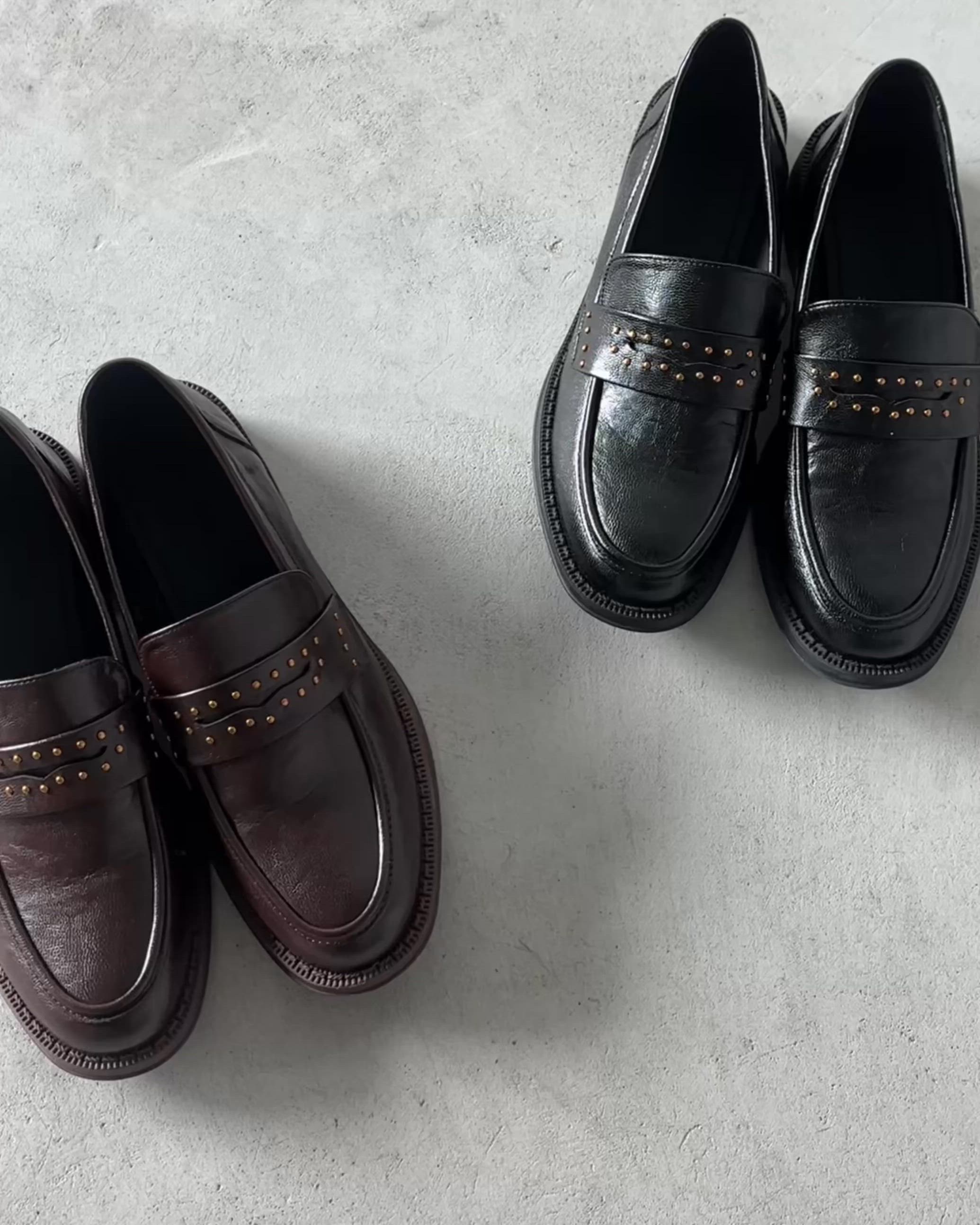 スタッズデザインローファー【selectitem】（ローファー）｜Unitage