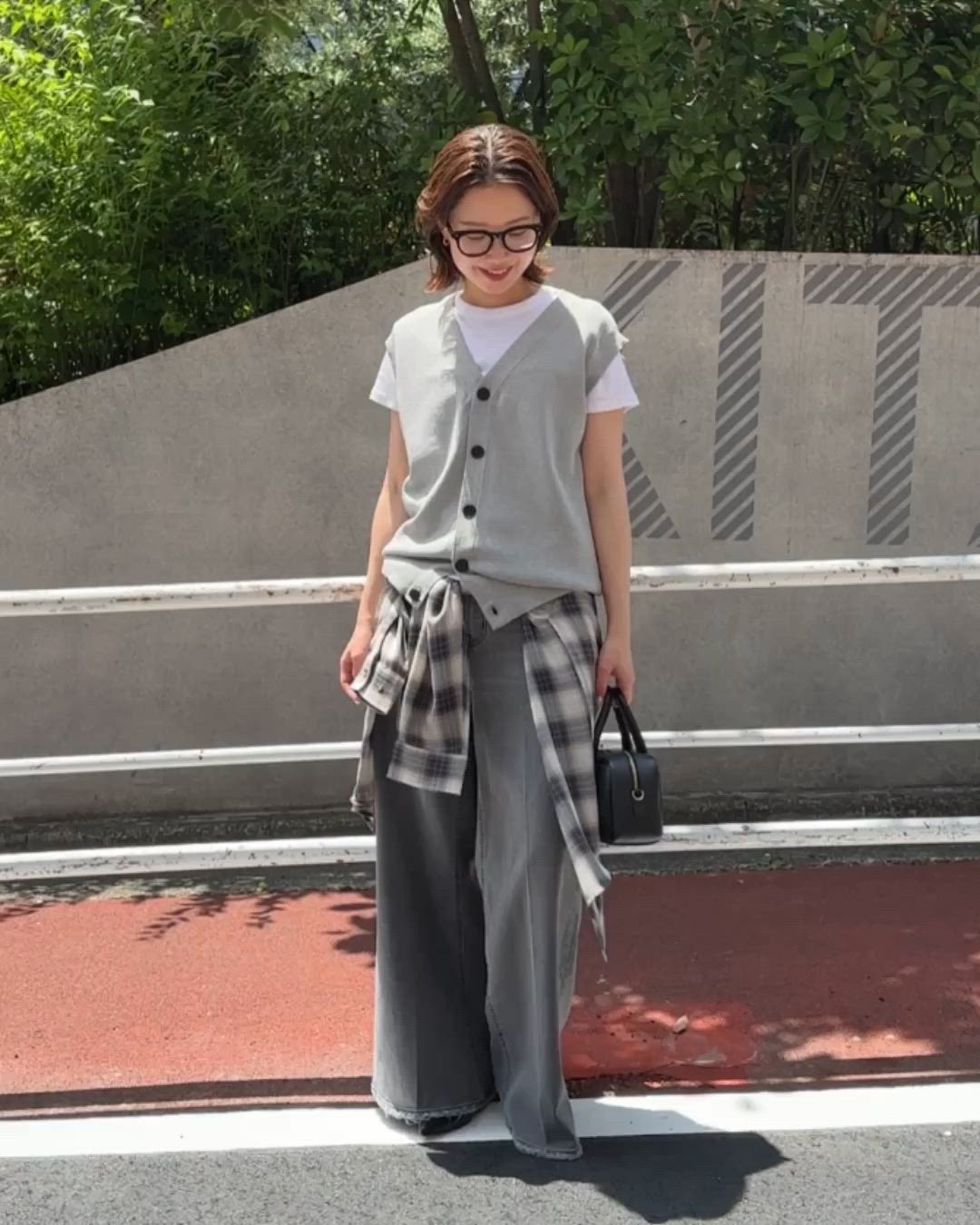 WEB限定/追加》総針Vネック ニットベスト（ベスト）｜SLOBE IENA