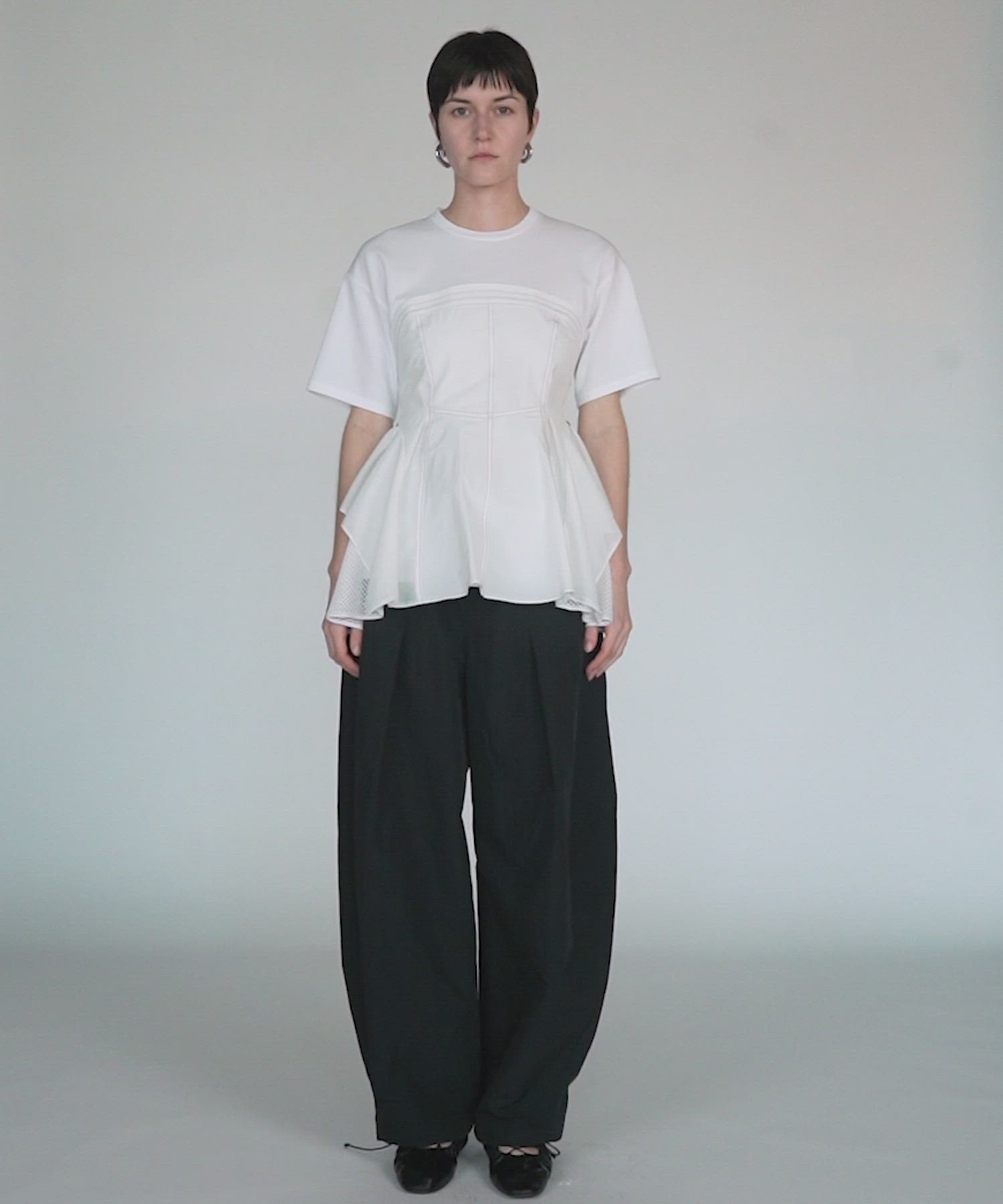 メゾンスペシャル　ドッキングTシャツ　フリーサイズ PRE-ORDER】Mesh Docking T-Shirt