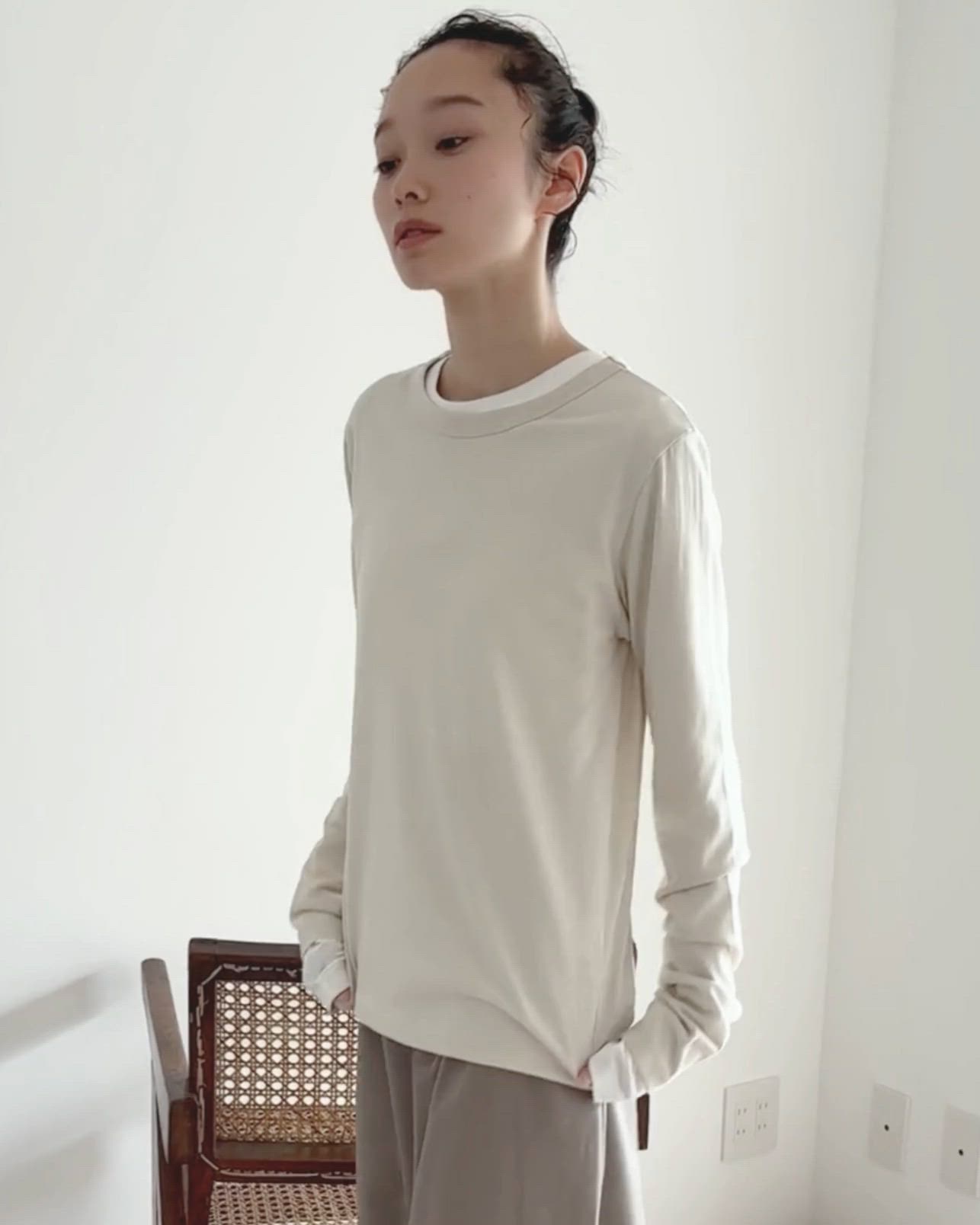 ベーシックシアーロンTee（Tシャツ/カットソー）｜feepur
