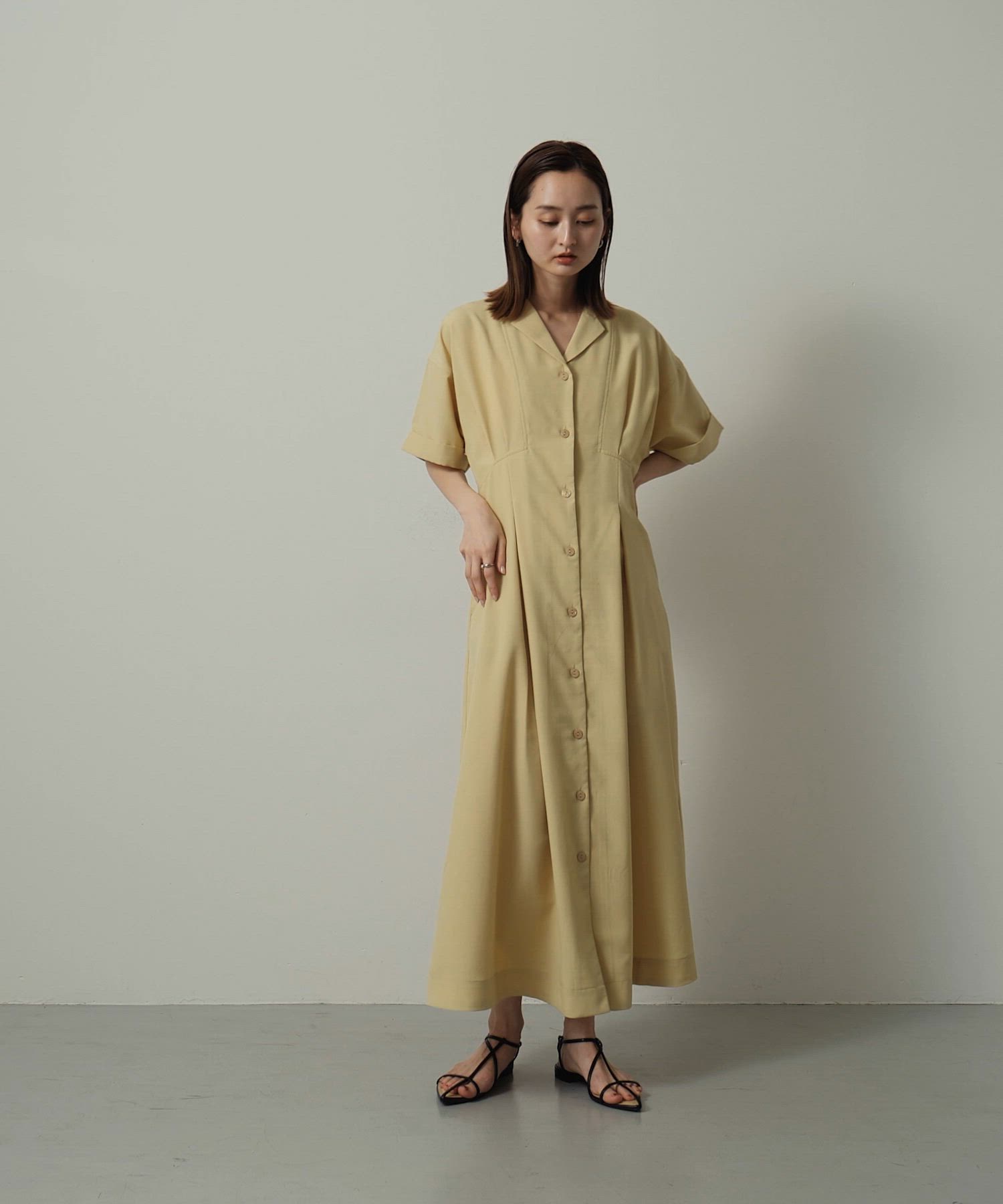 セール】ウエストタックシャツワンピース（ワンピース）｜SENSE OF