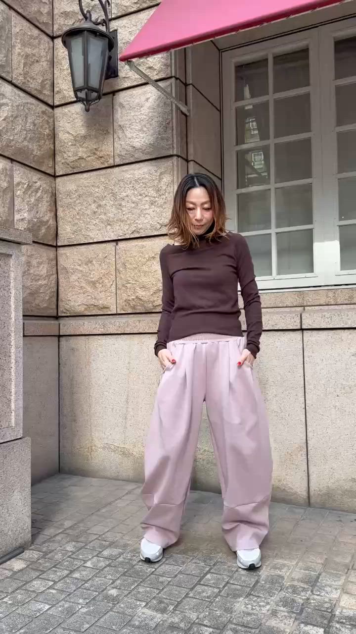 LUGIVA/ルギバ】ポンチワイドカービーパンツ（その他パンツ）｜LUGIVA