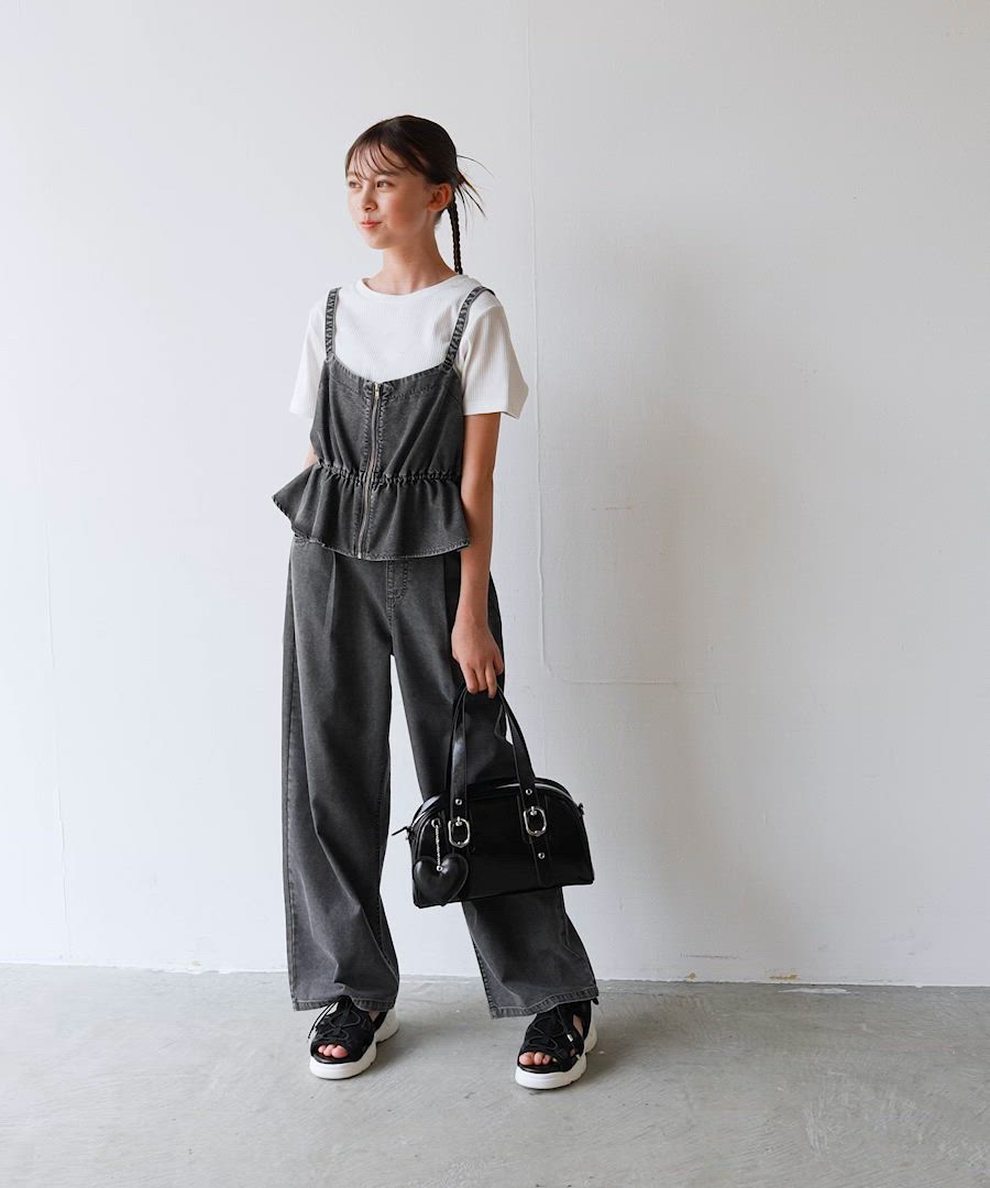 トクトク3セット/デニム＋Tシャツ/575581（つなぎ/オールインワン