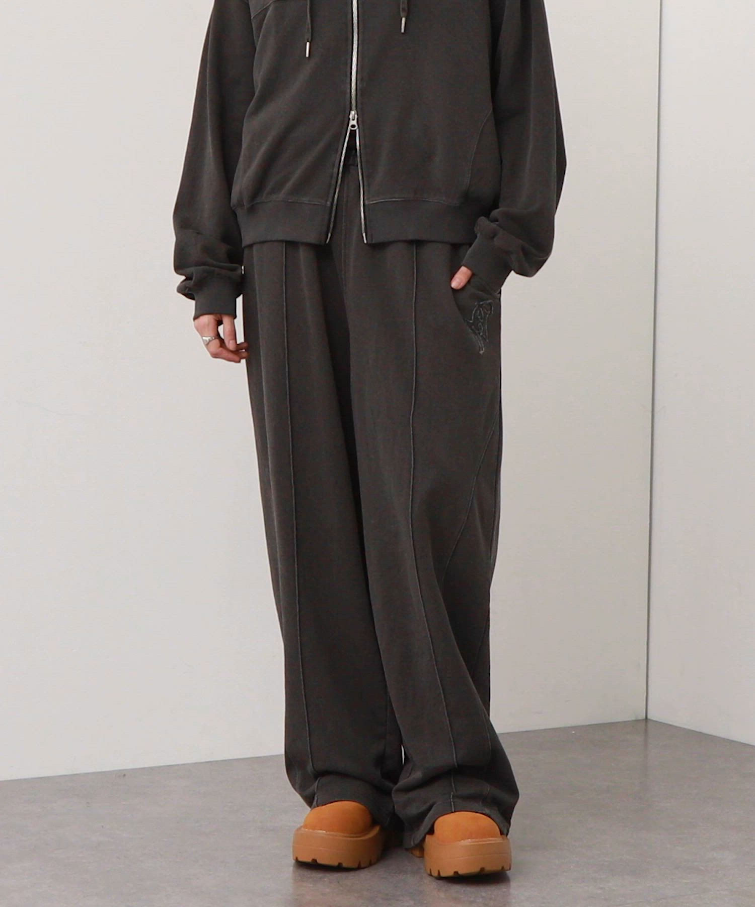 セール】【Alfred Alex】ヴィンテージ加工ピグメントダメージパッチ