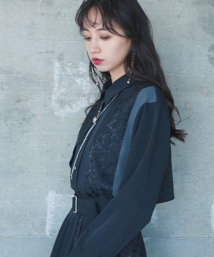 セール】アシメJQプリーツシャツ(HARE)（シャツ/ブラウス）｜HARE