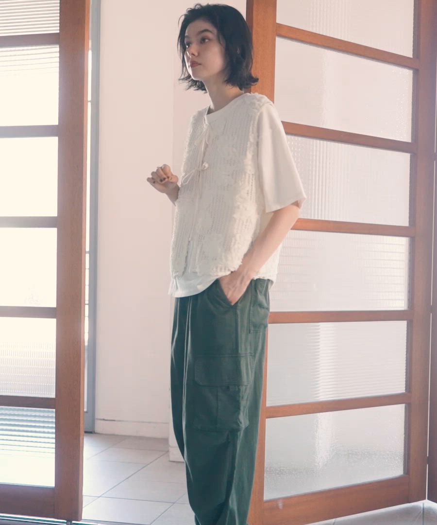 セール】モチーフレーシーベスト（ベスト）｜niko and（ニコアンド