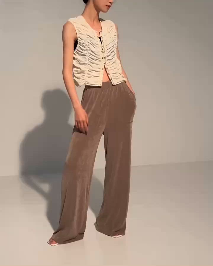 CLANE/クラネ】BRIGHT JERSEY PANTS/パンツ（その他パンツ）｜CLANE